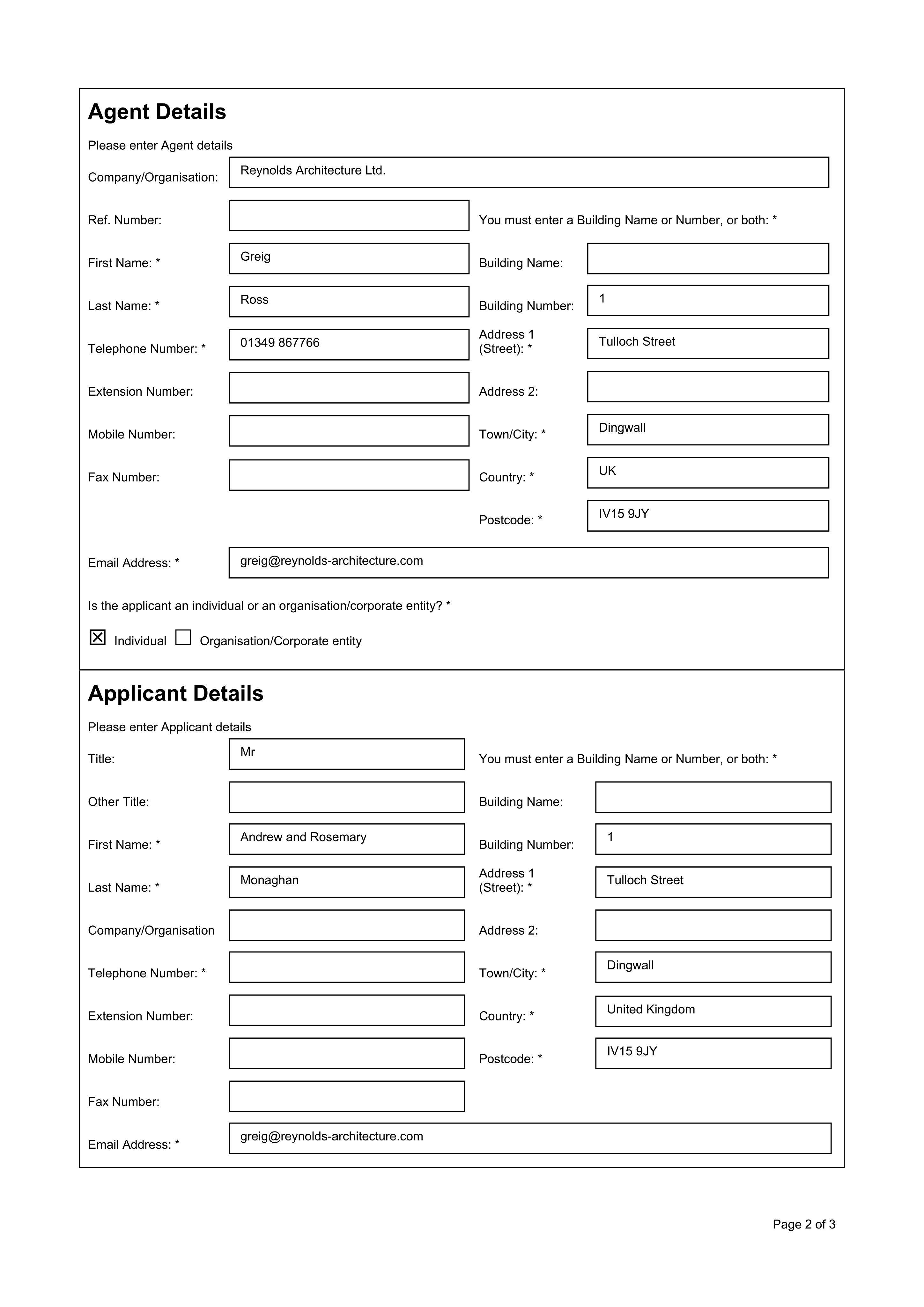 Planning document