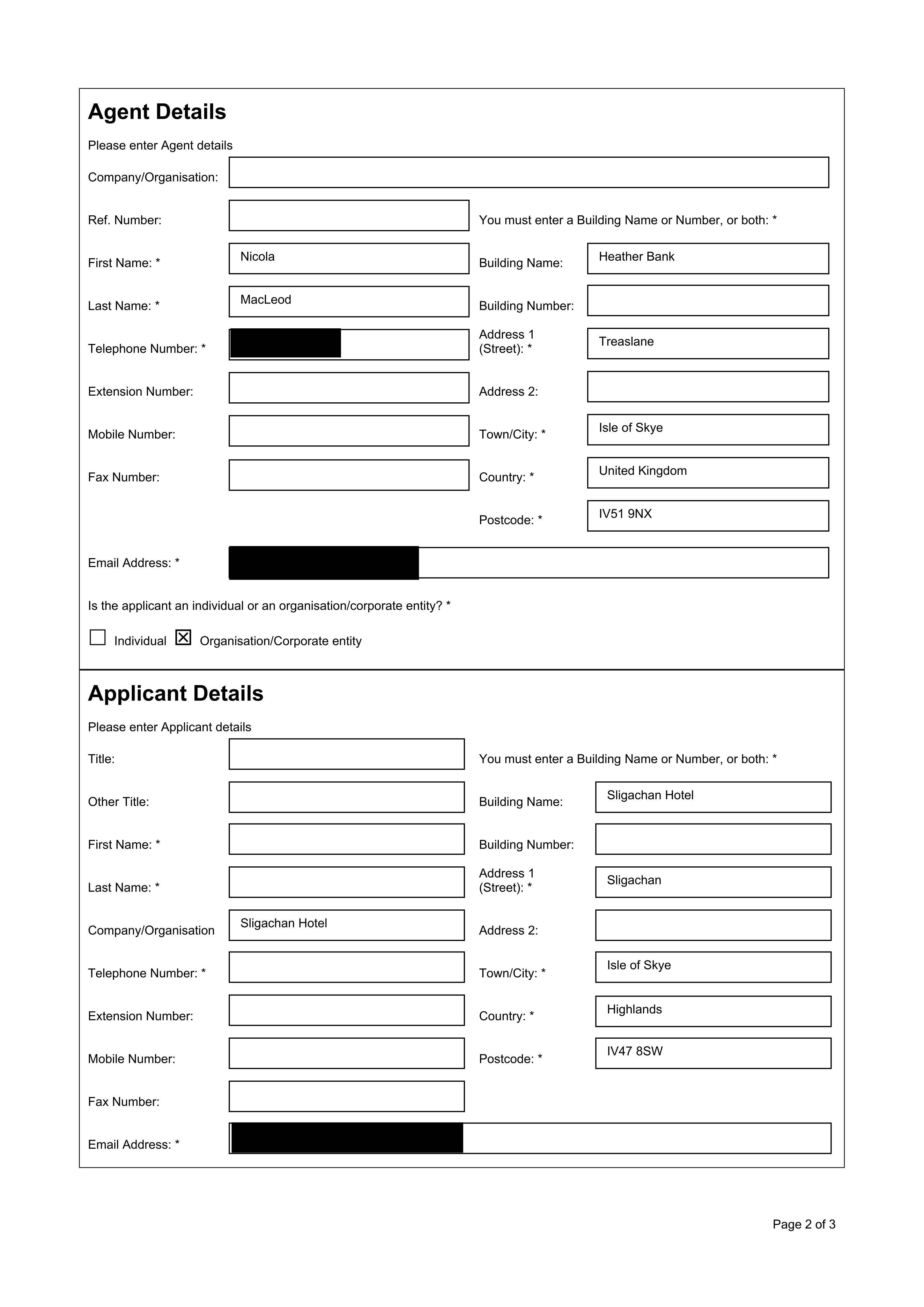 Planning document