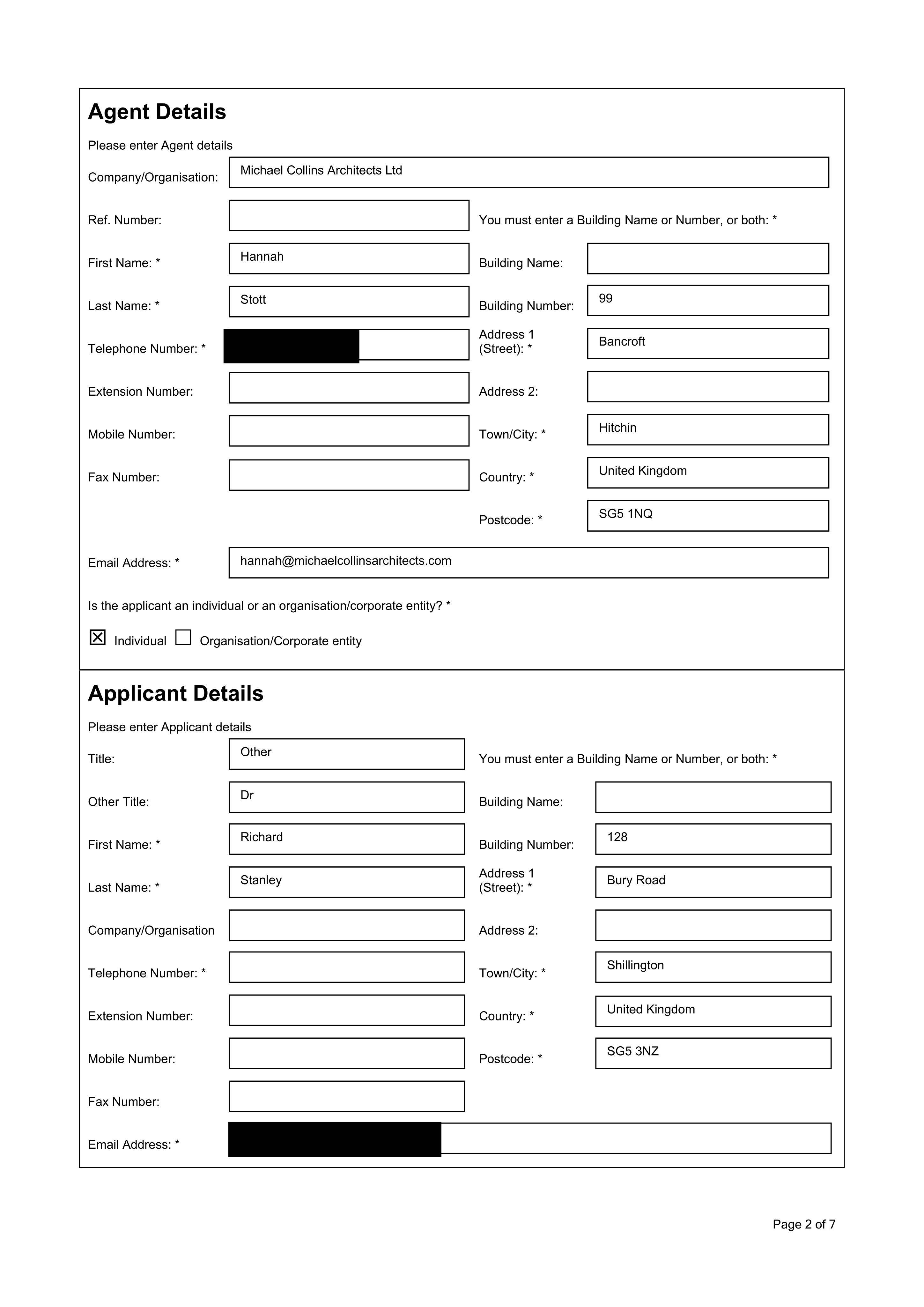 Planning document
