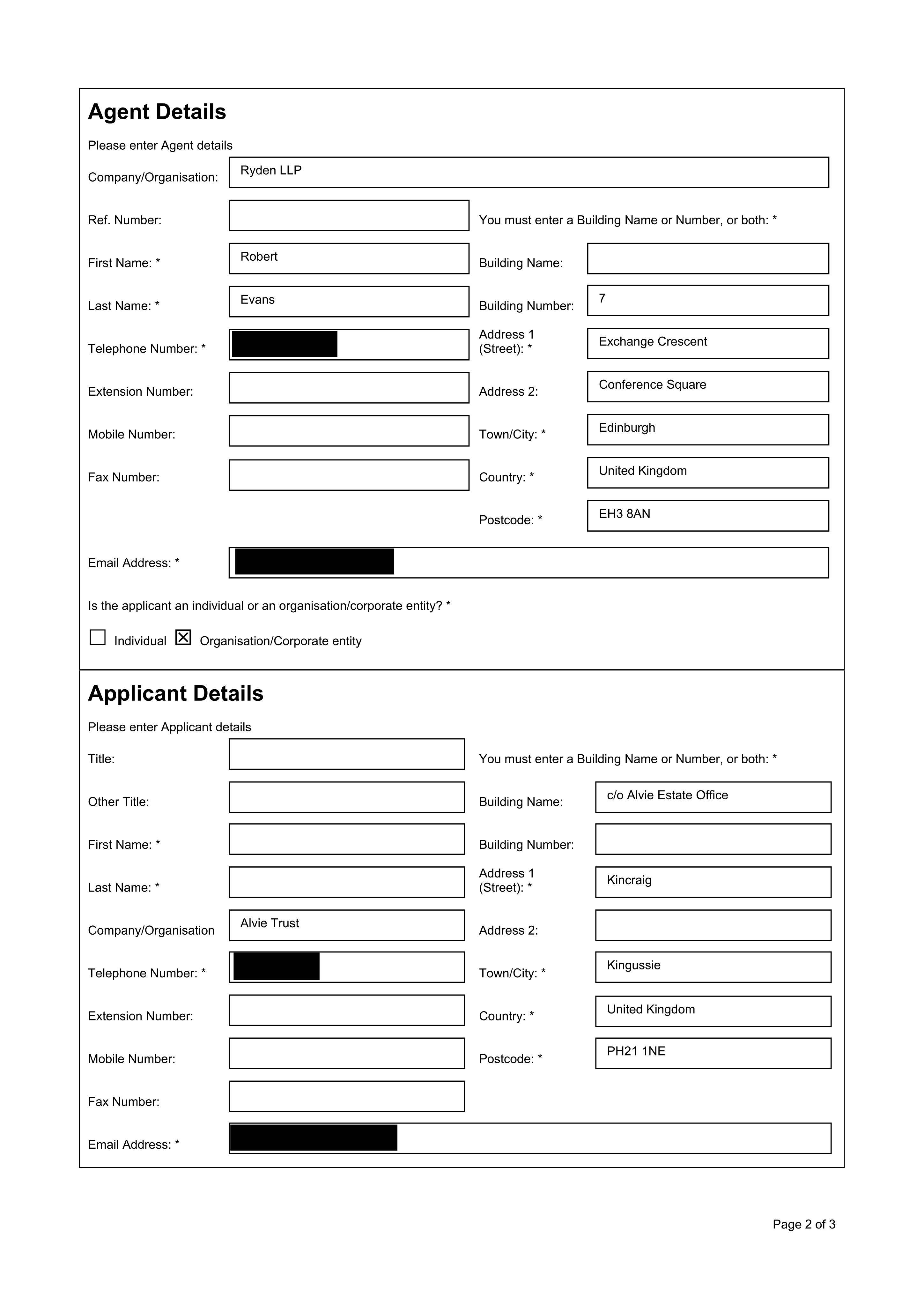 Planning document