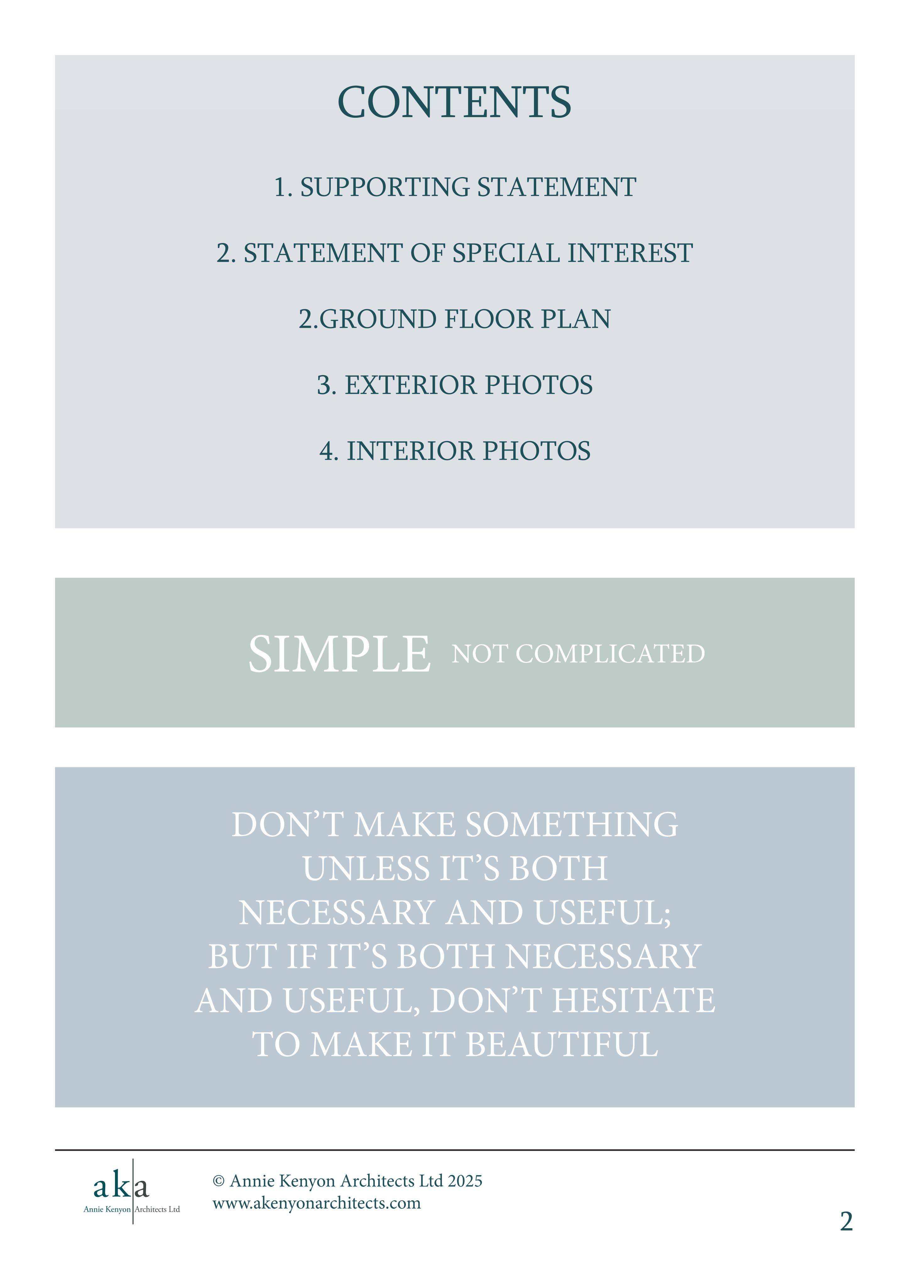 Planning document