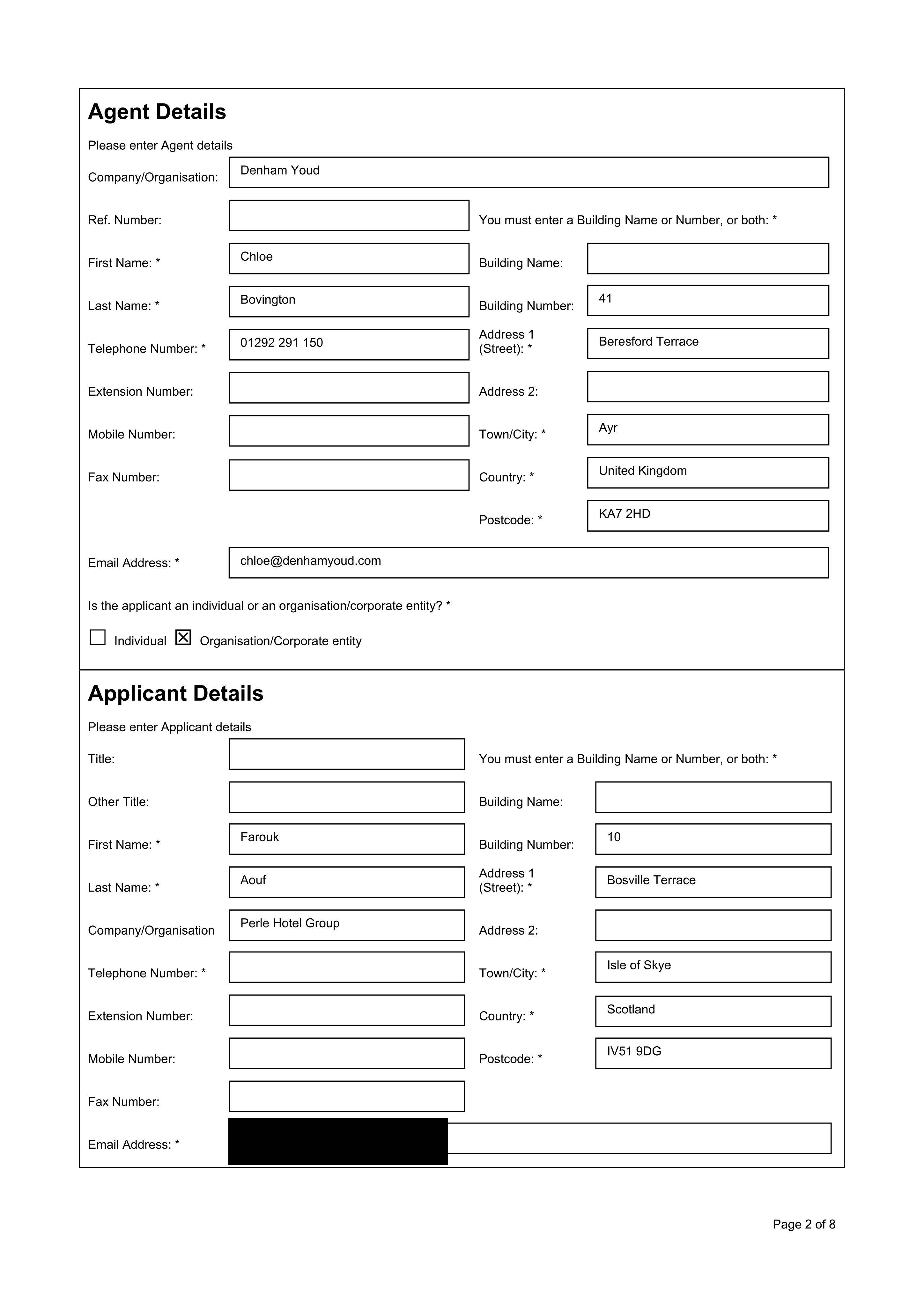 Planning document