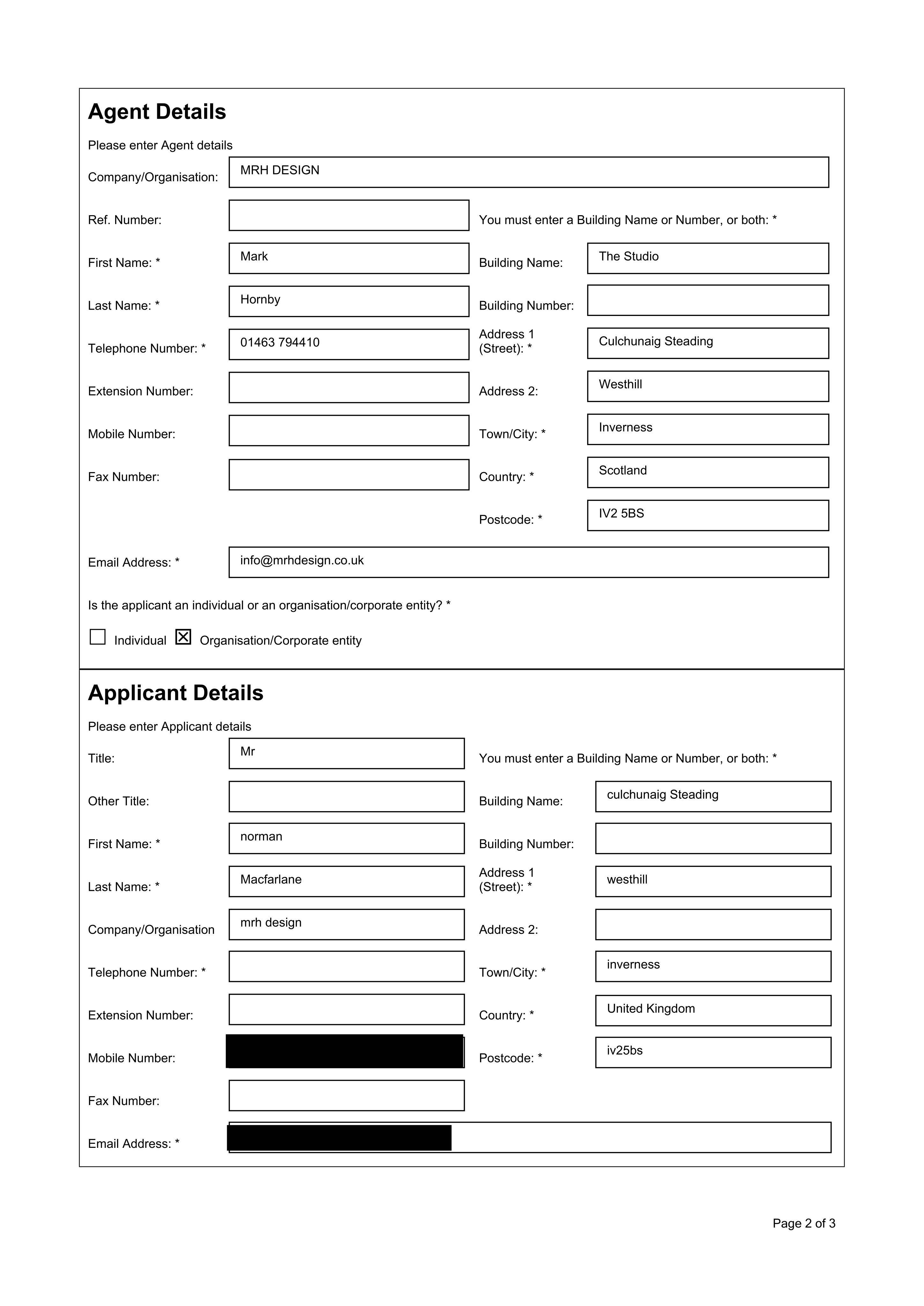 Planning document