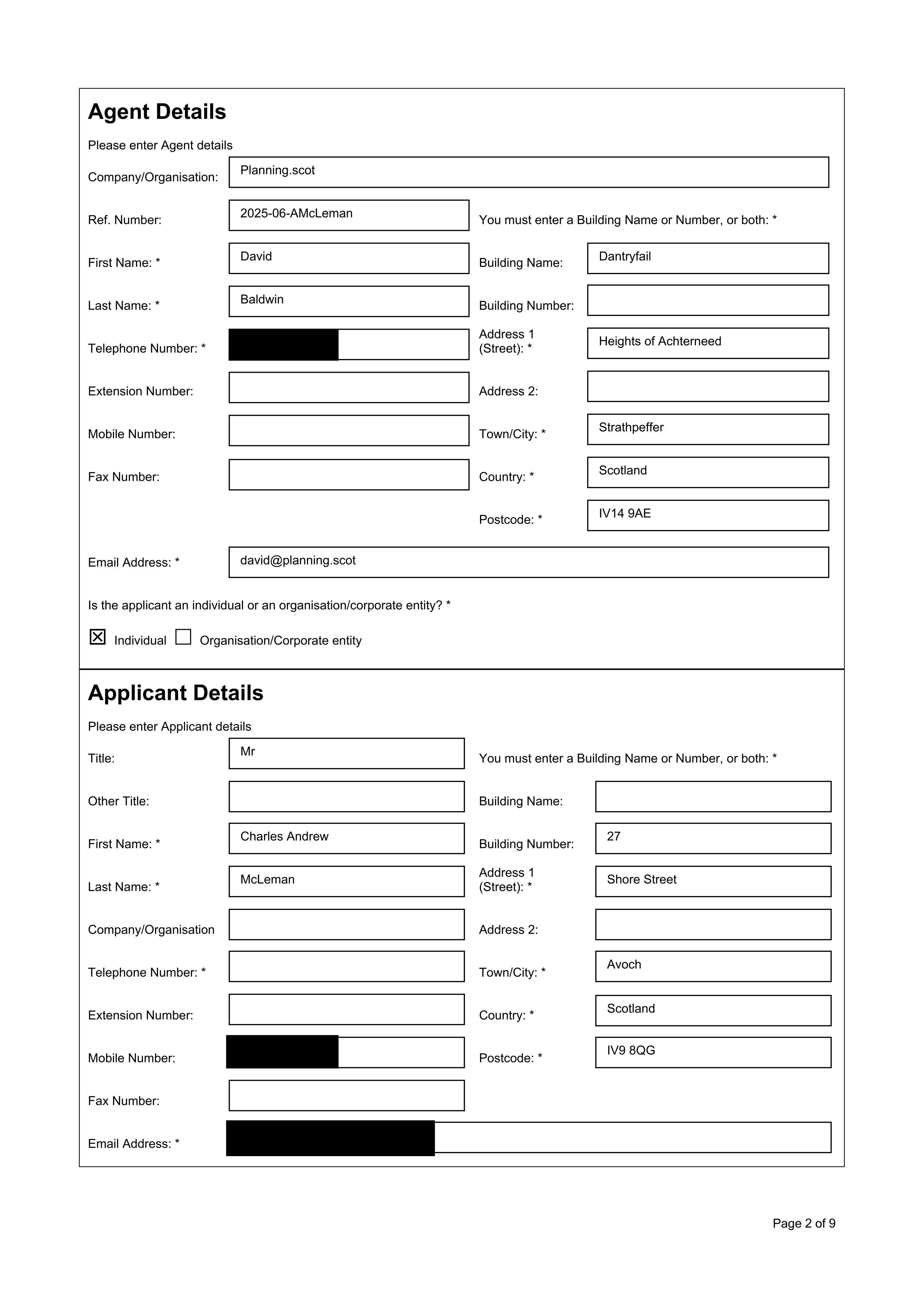 Planning document