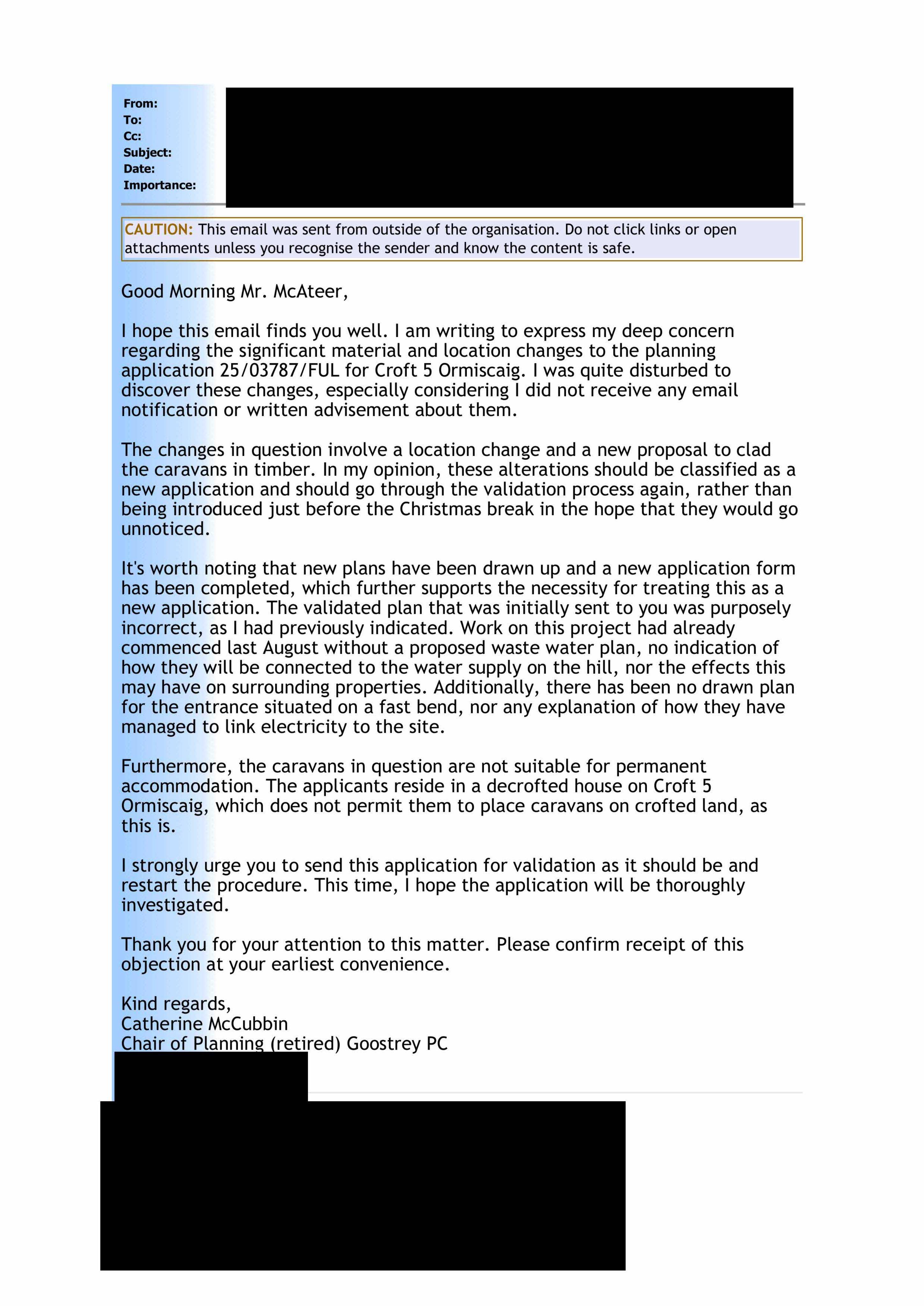 Planning document