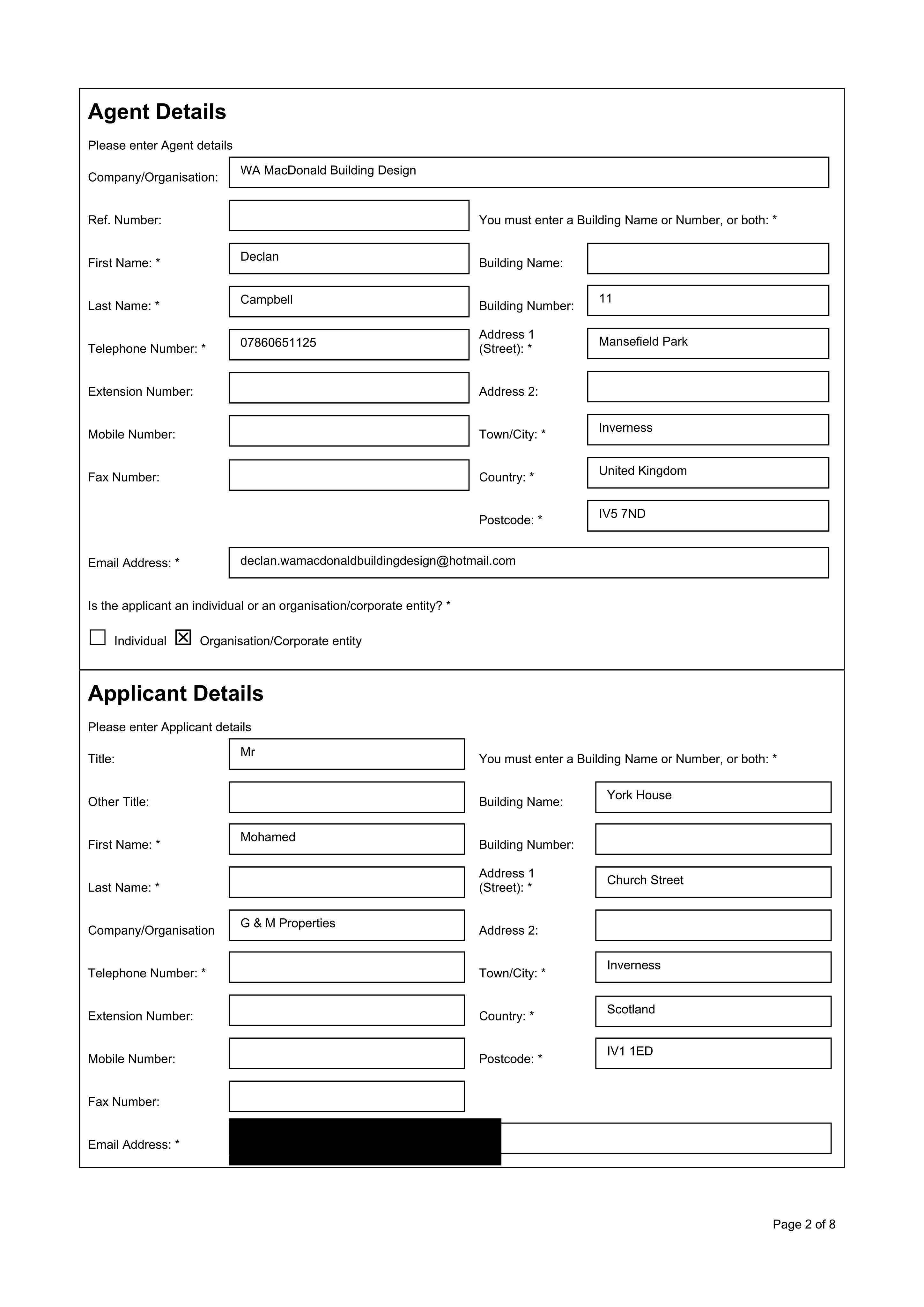 Planning document