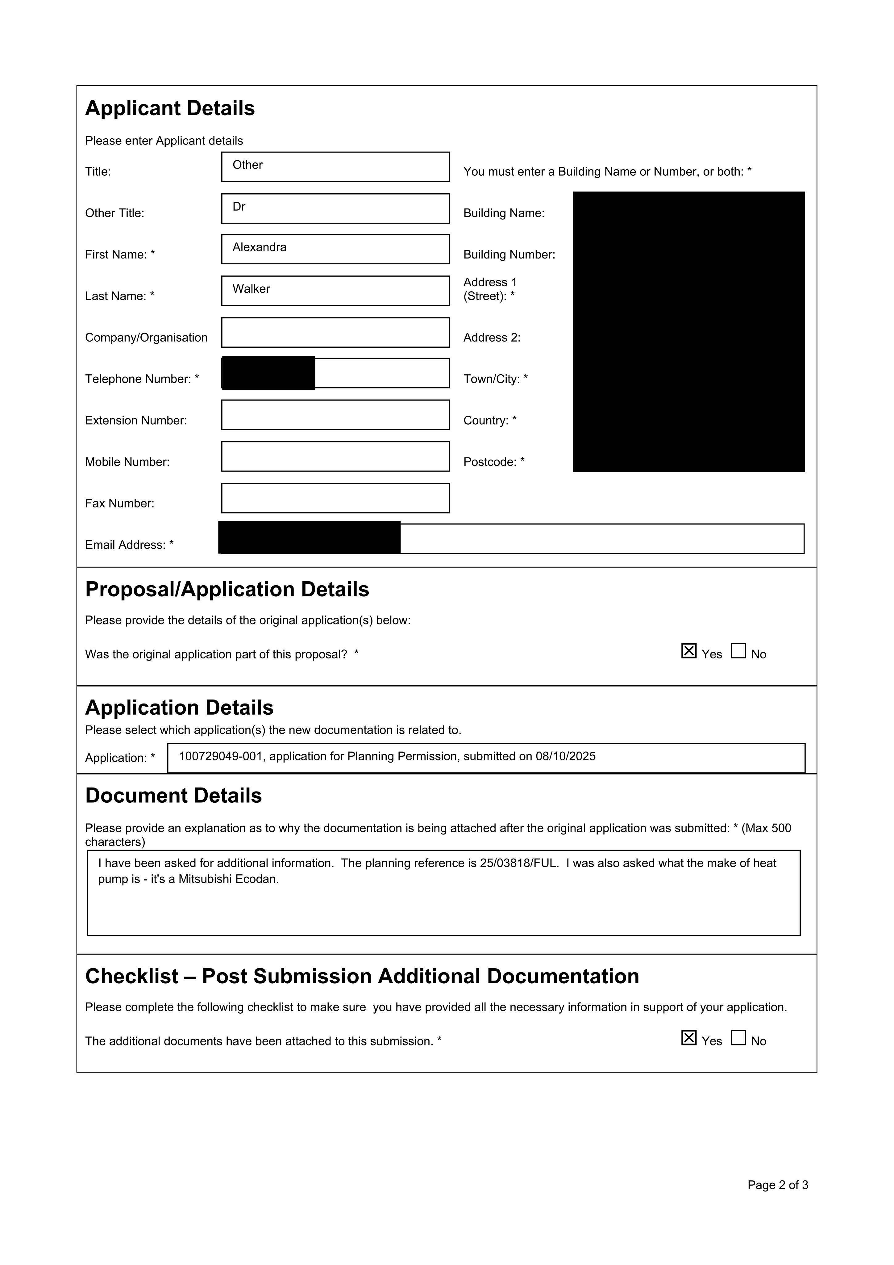 Planning document