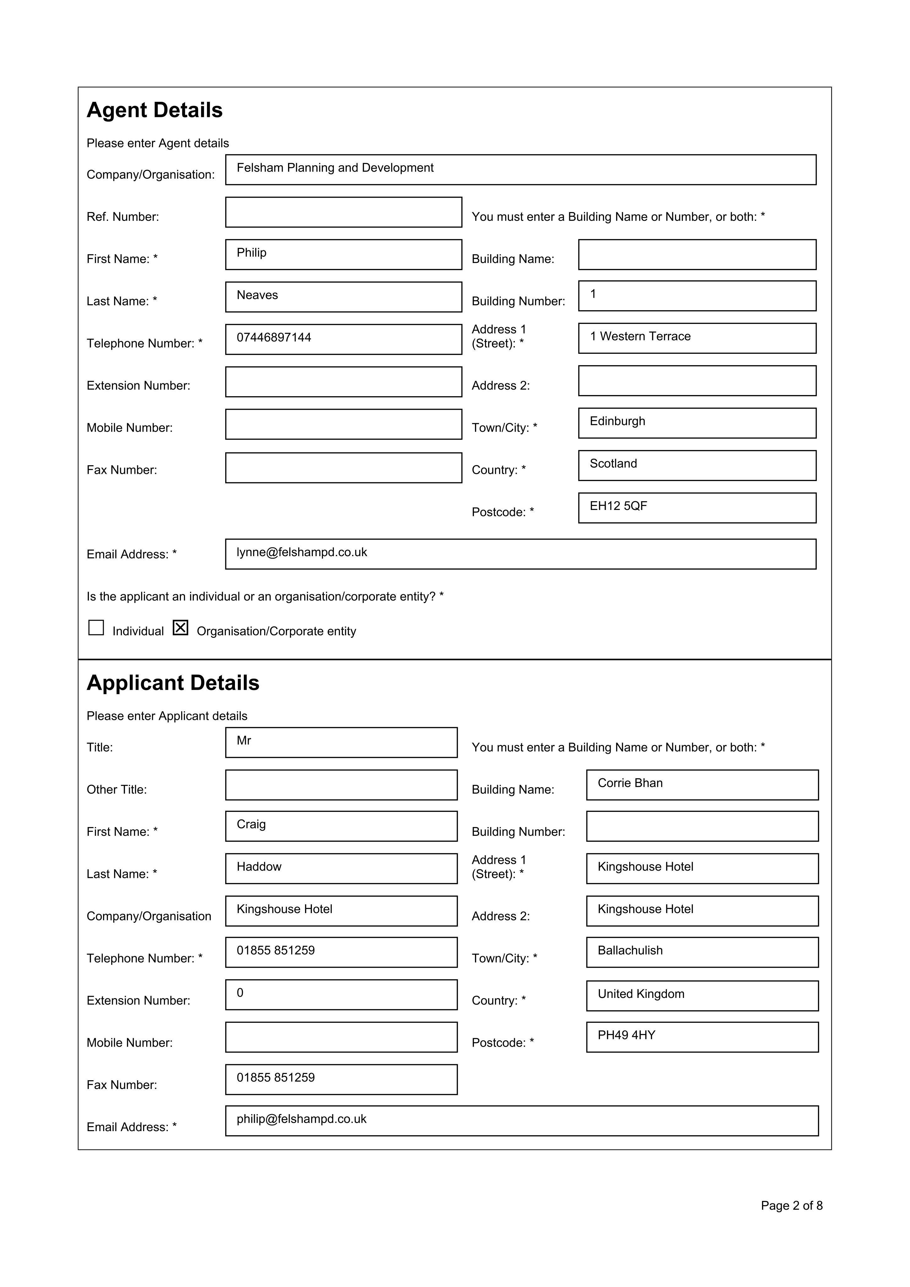 Planning document