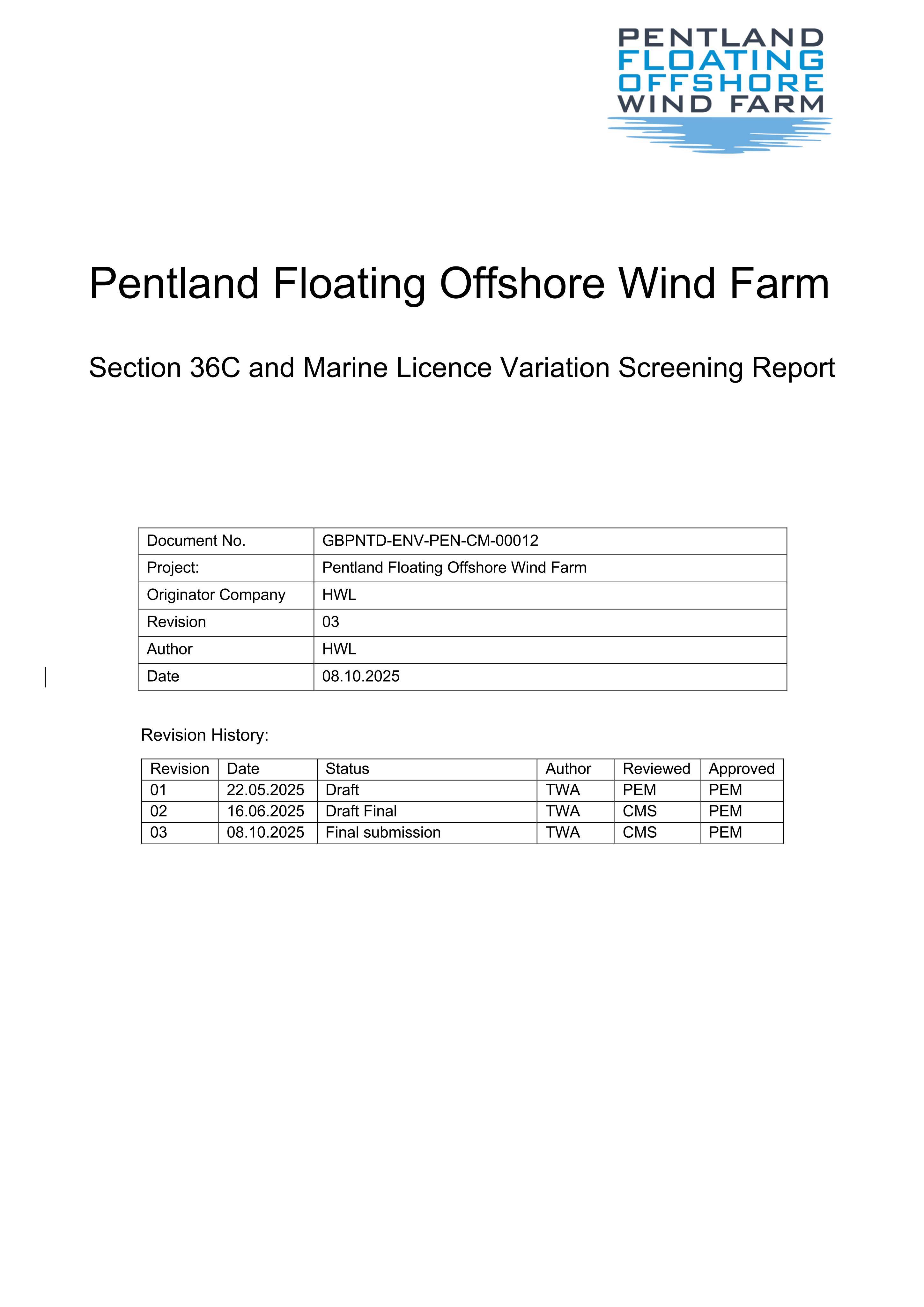 Planning document
