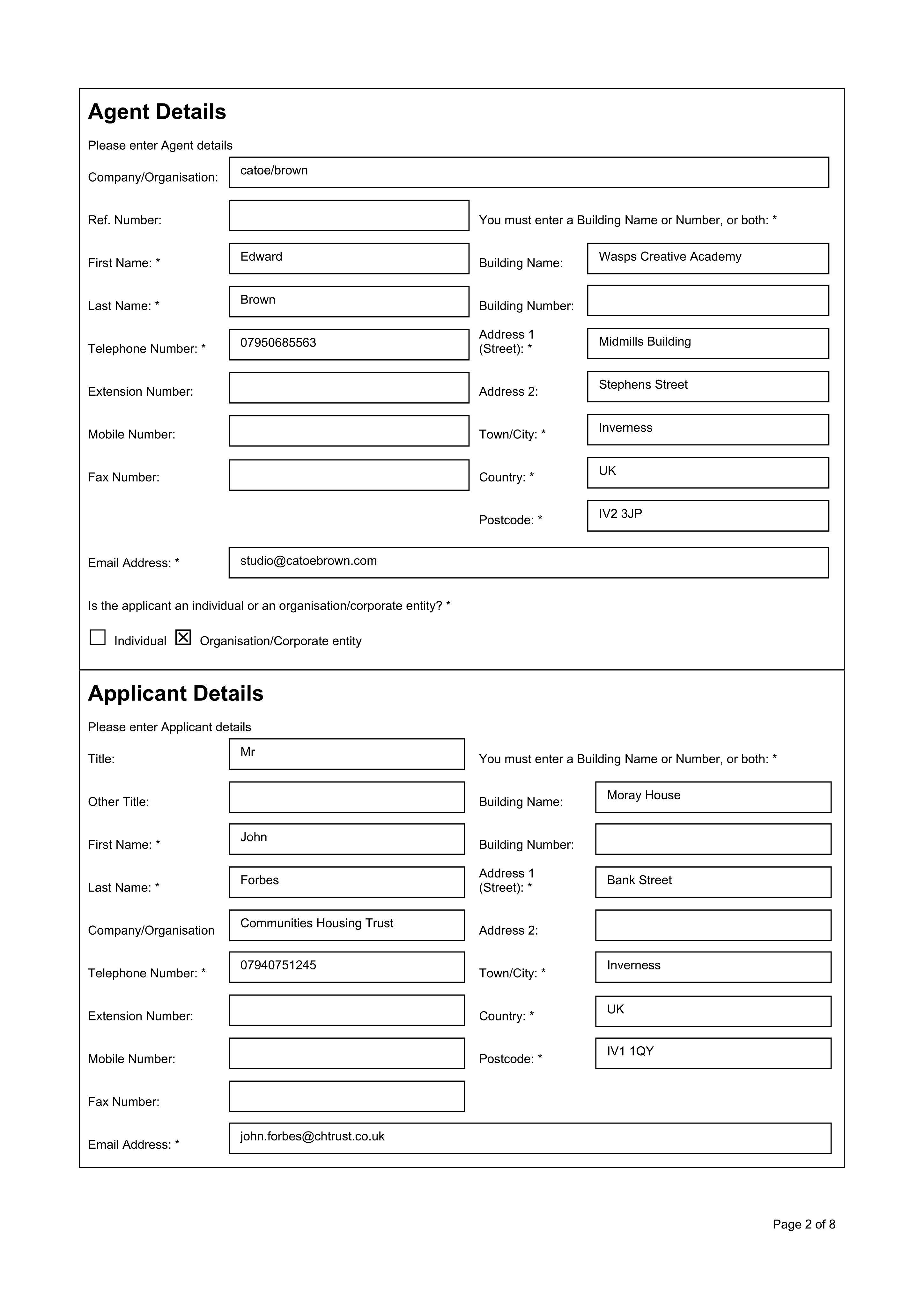 Planning document
