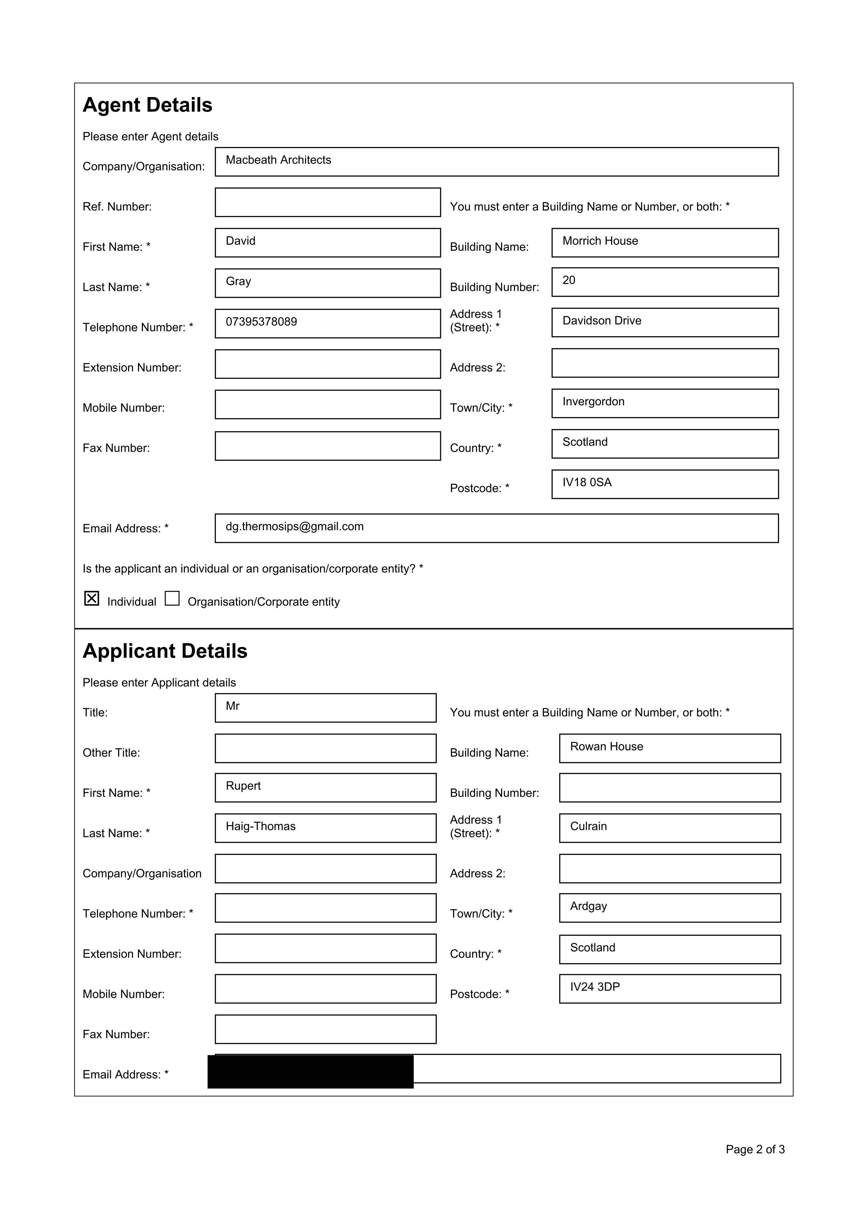 Planning document