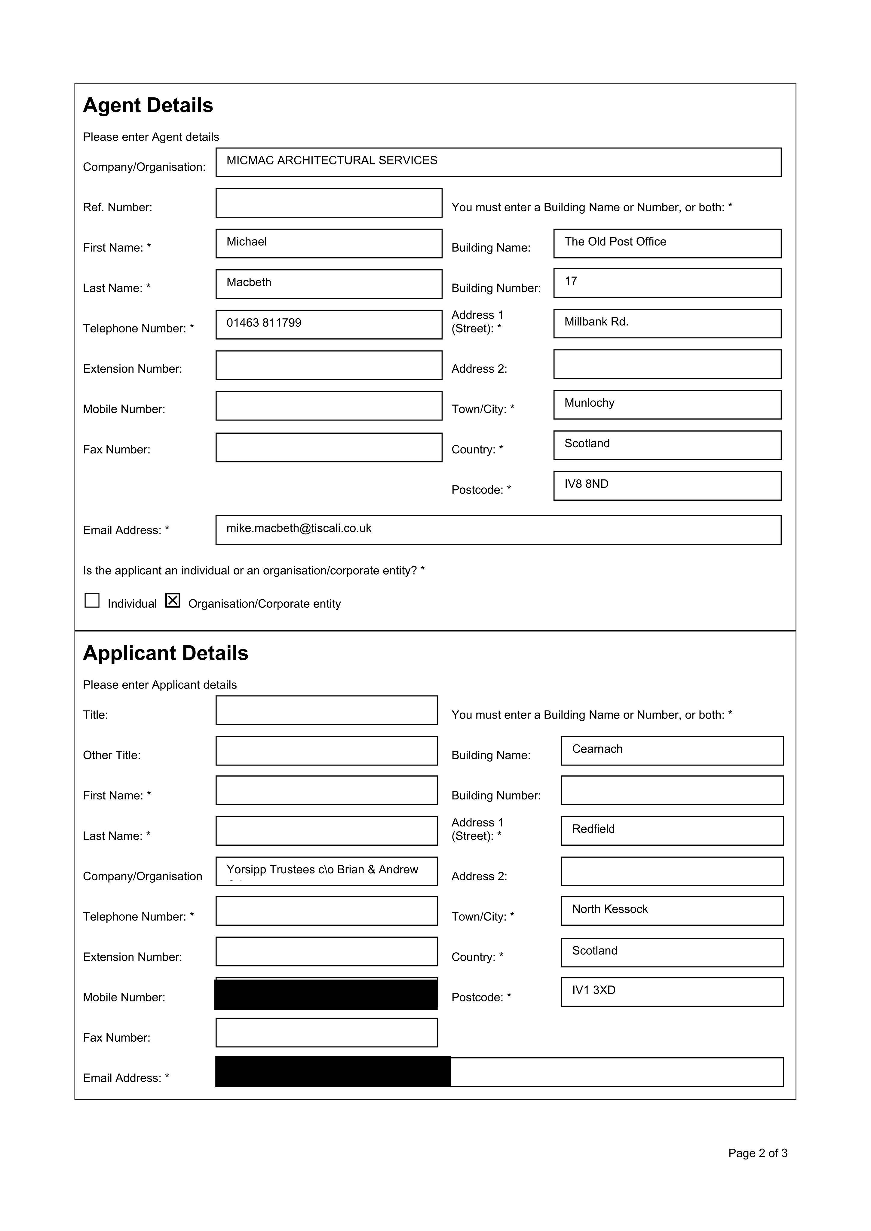 Planning document