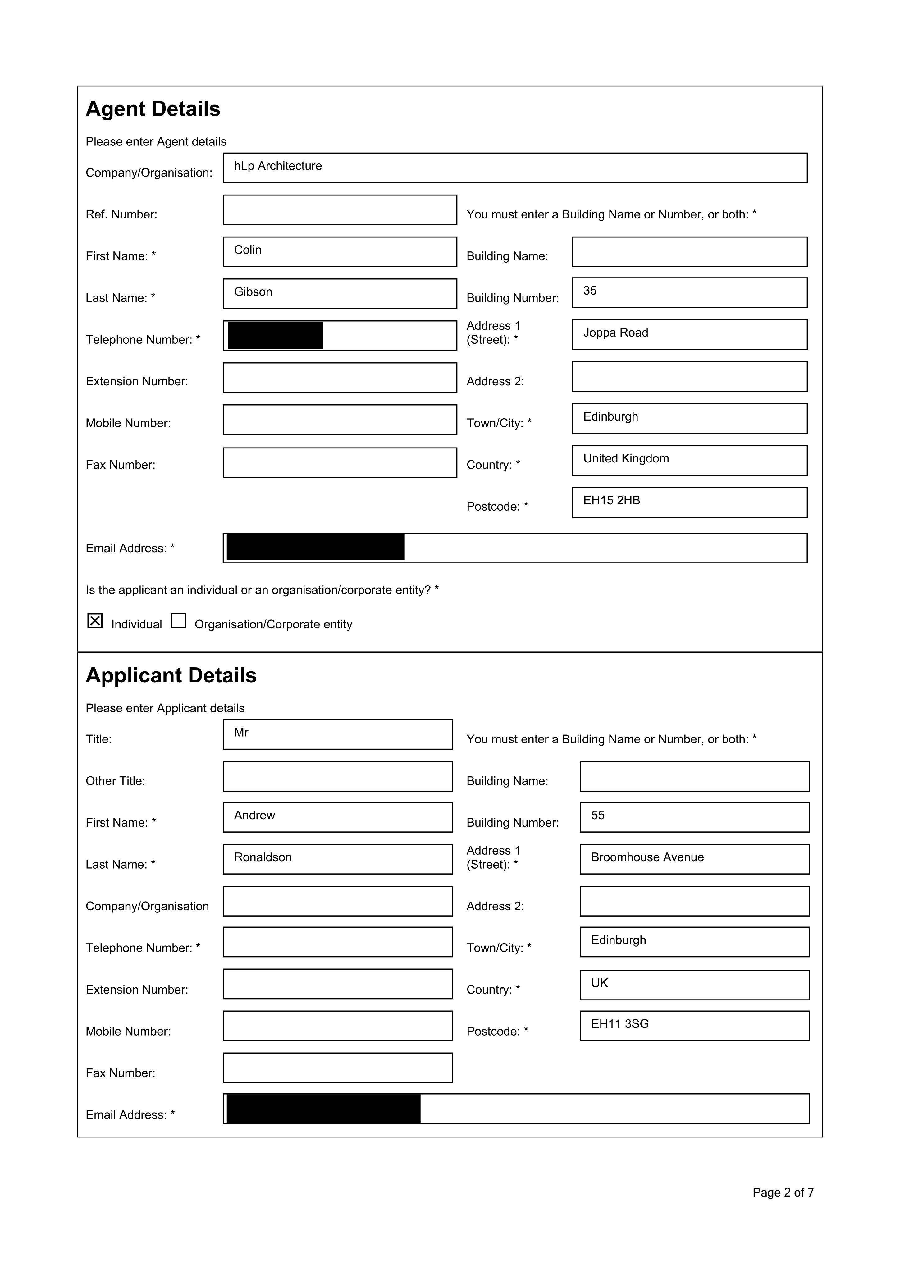Planning document