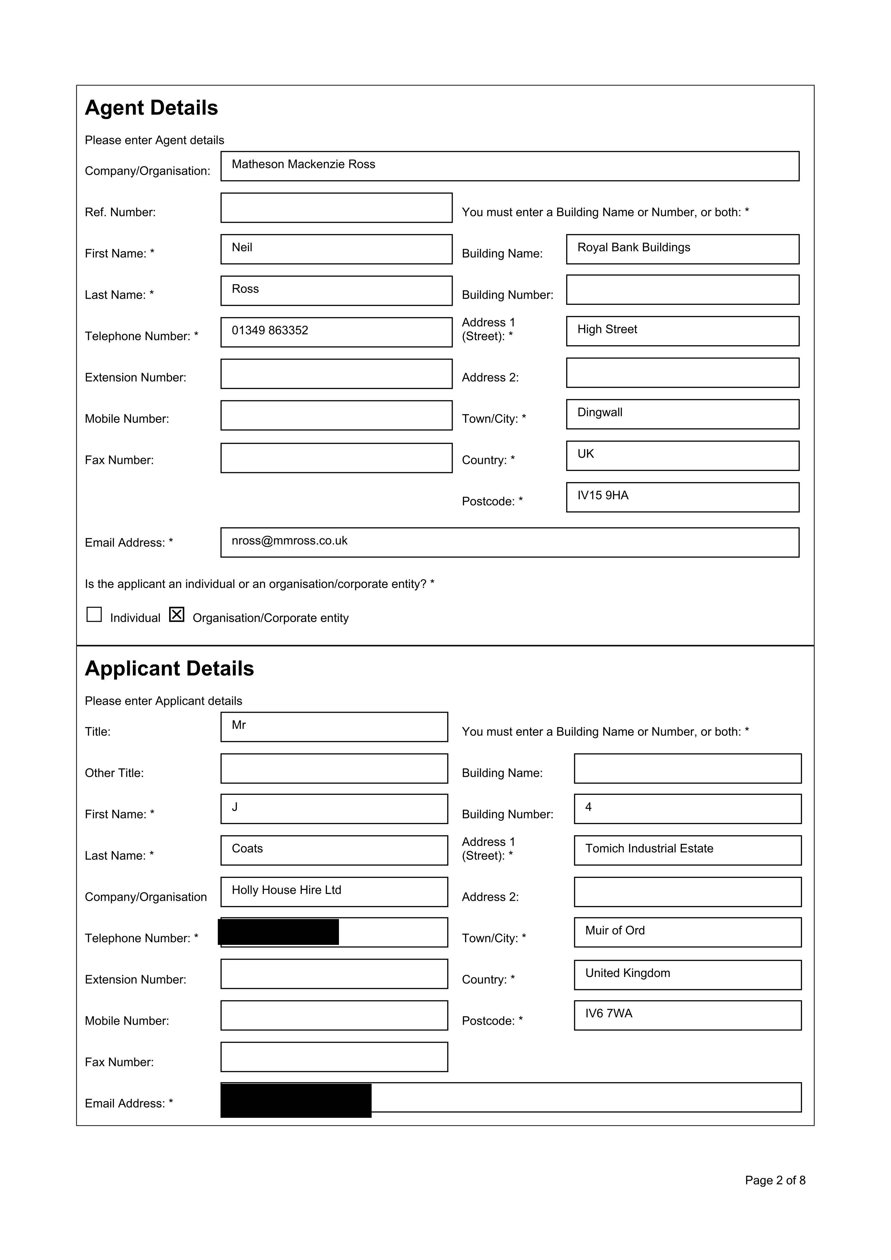 Planning document