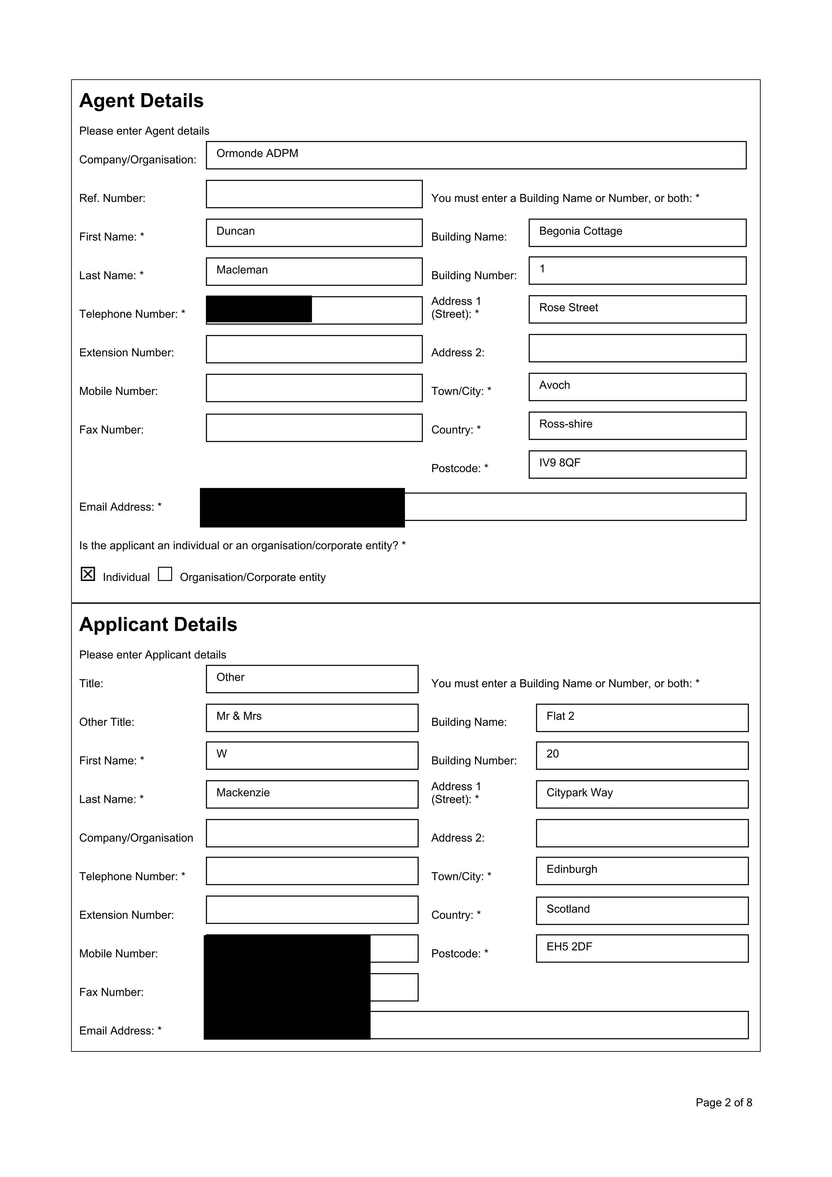 Planning document