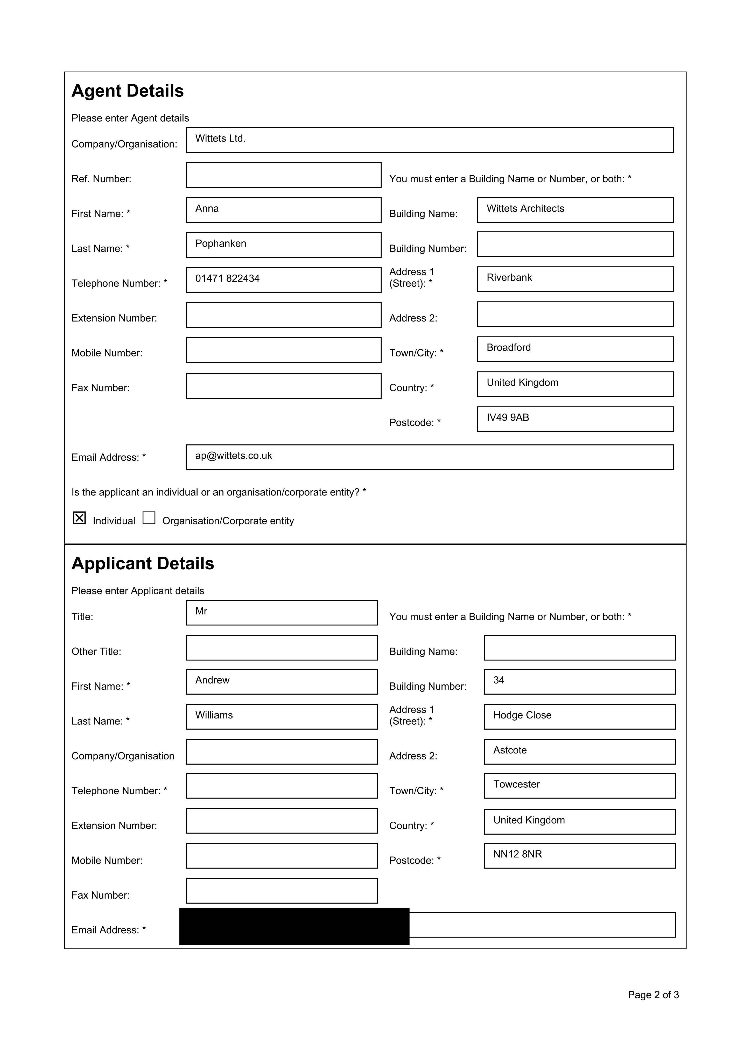 Planning document