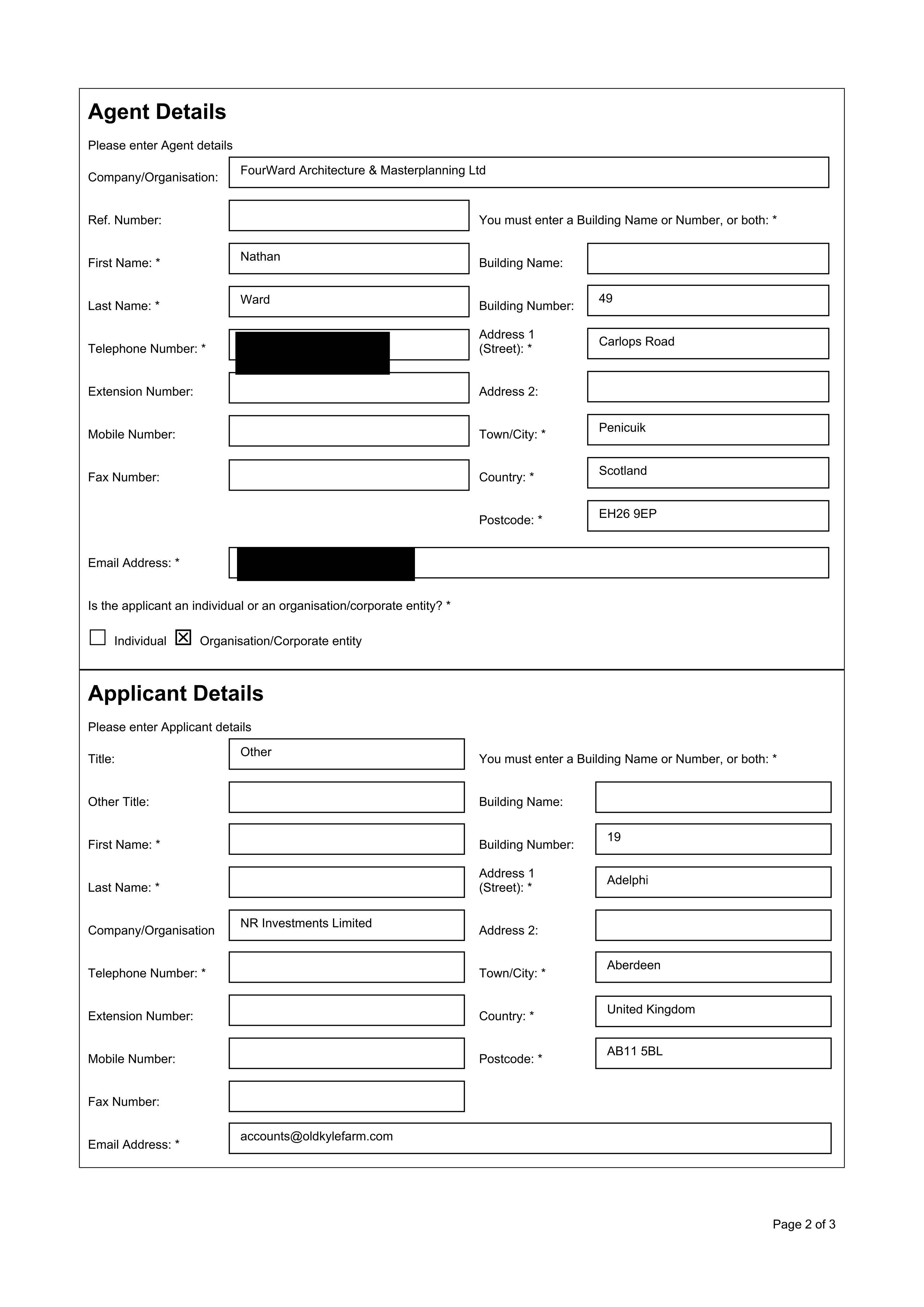 Planning document