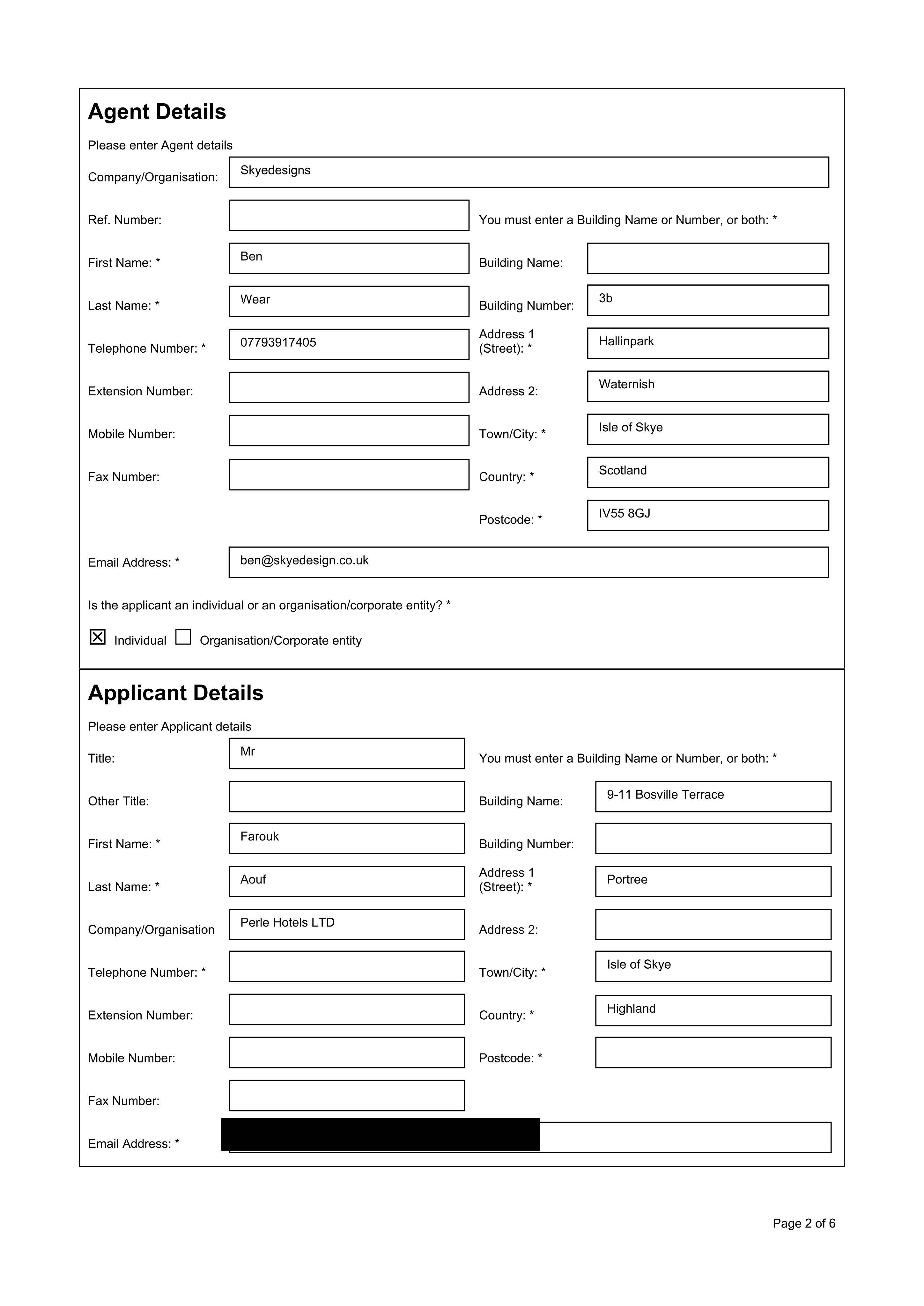 Planning document