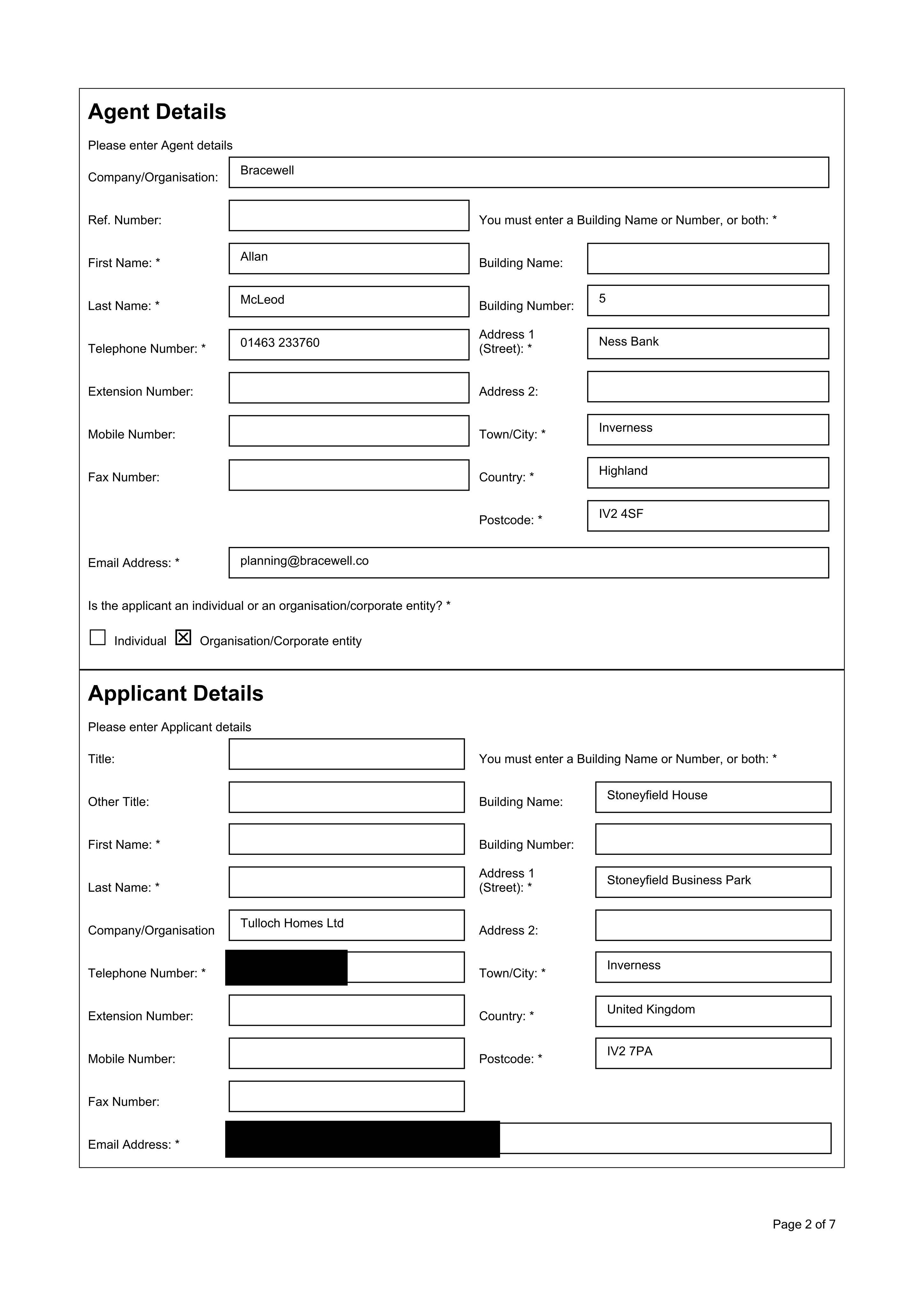 Planning document