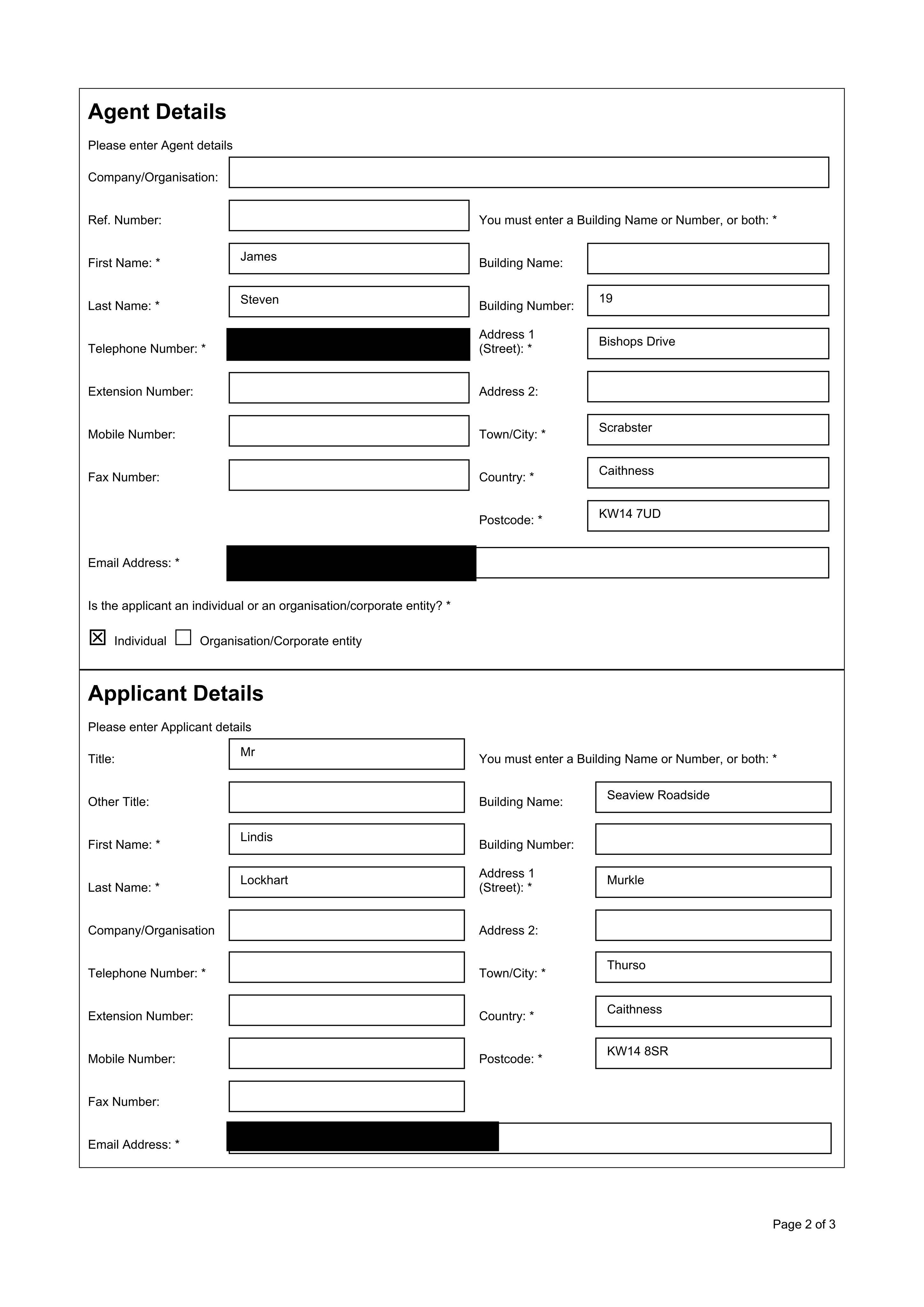Planning document