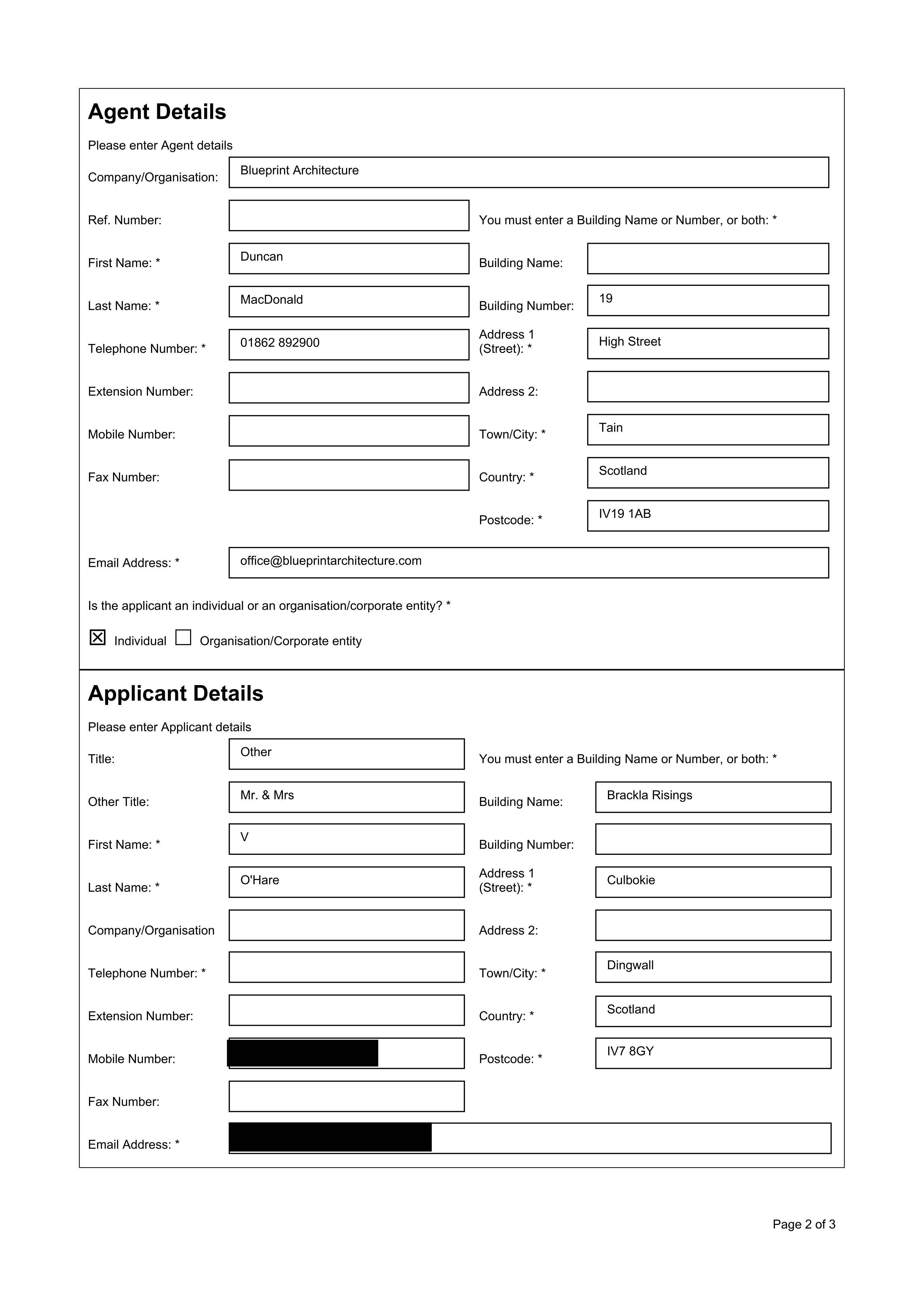 Planning document