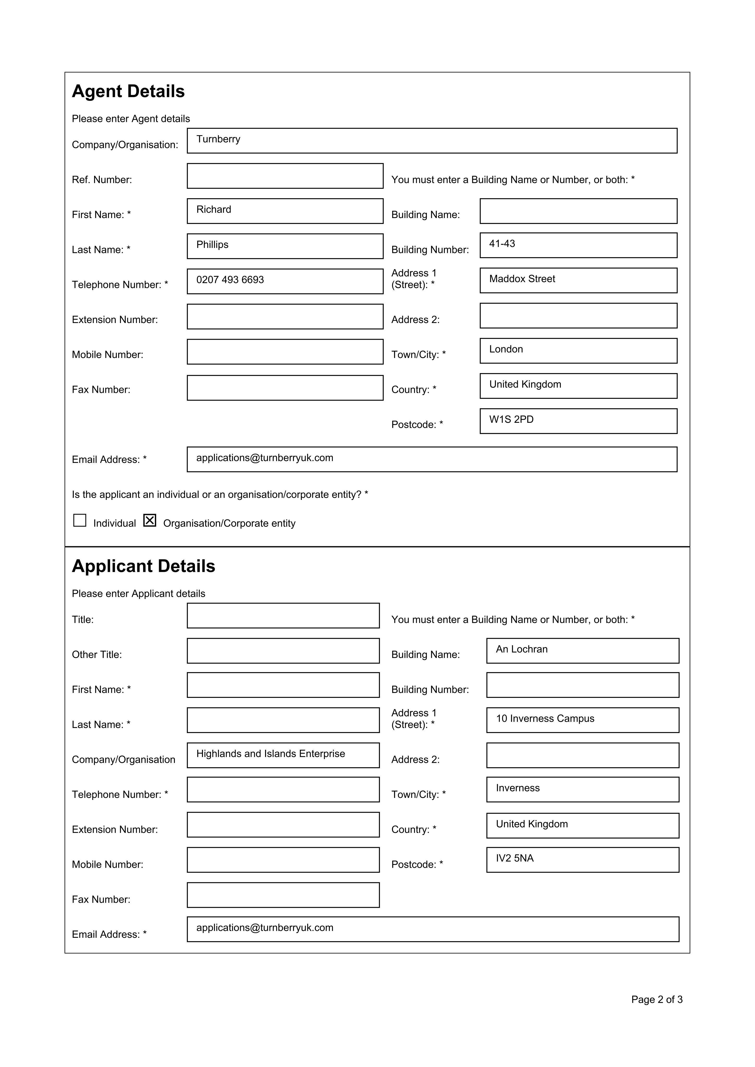 Planning document