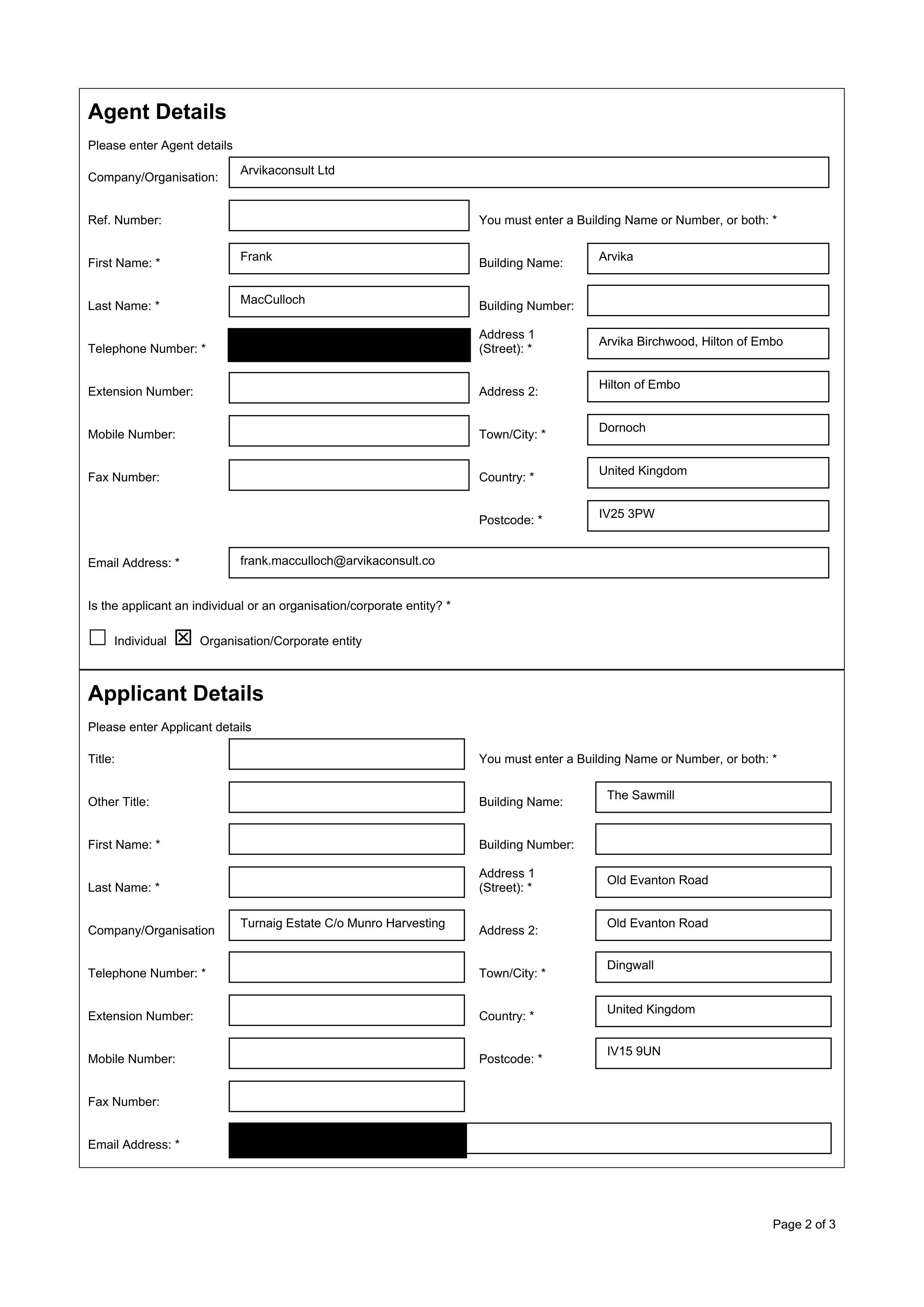 Planning document