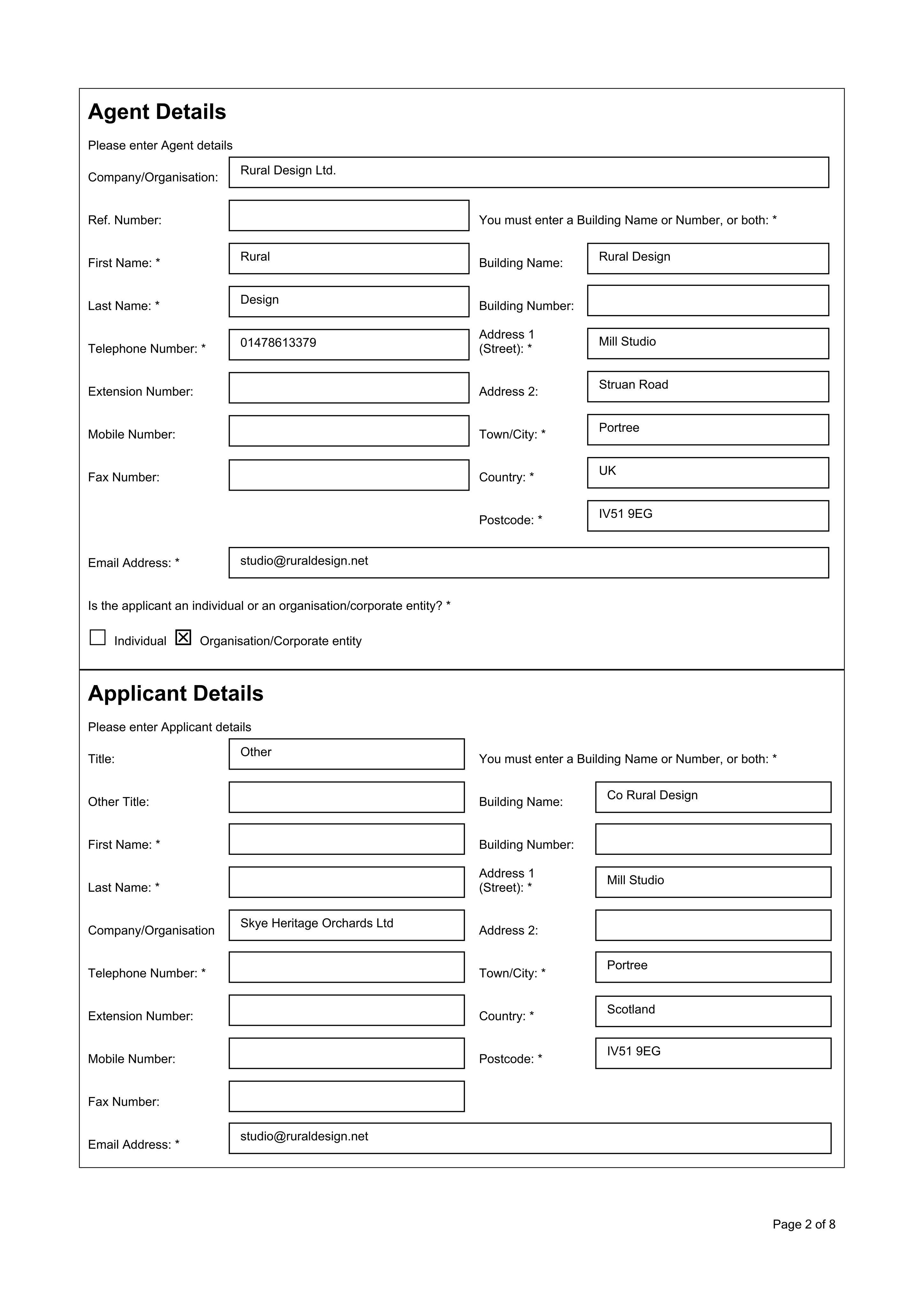 Planning document