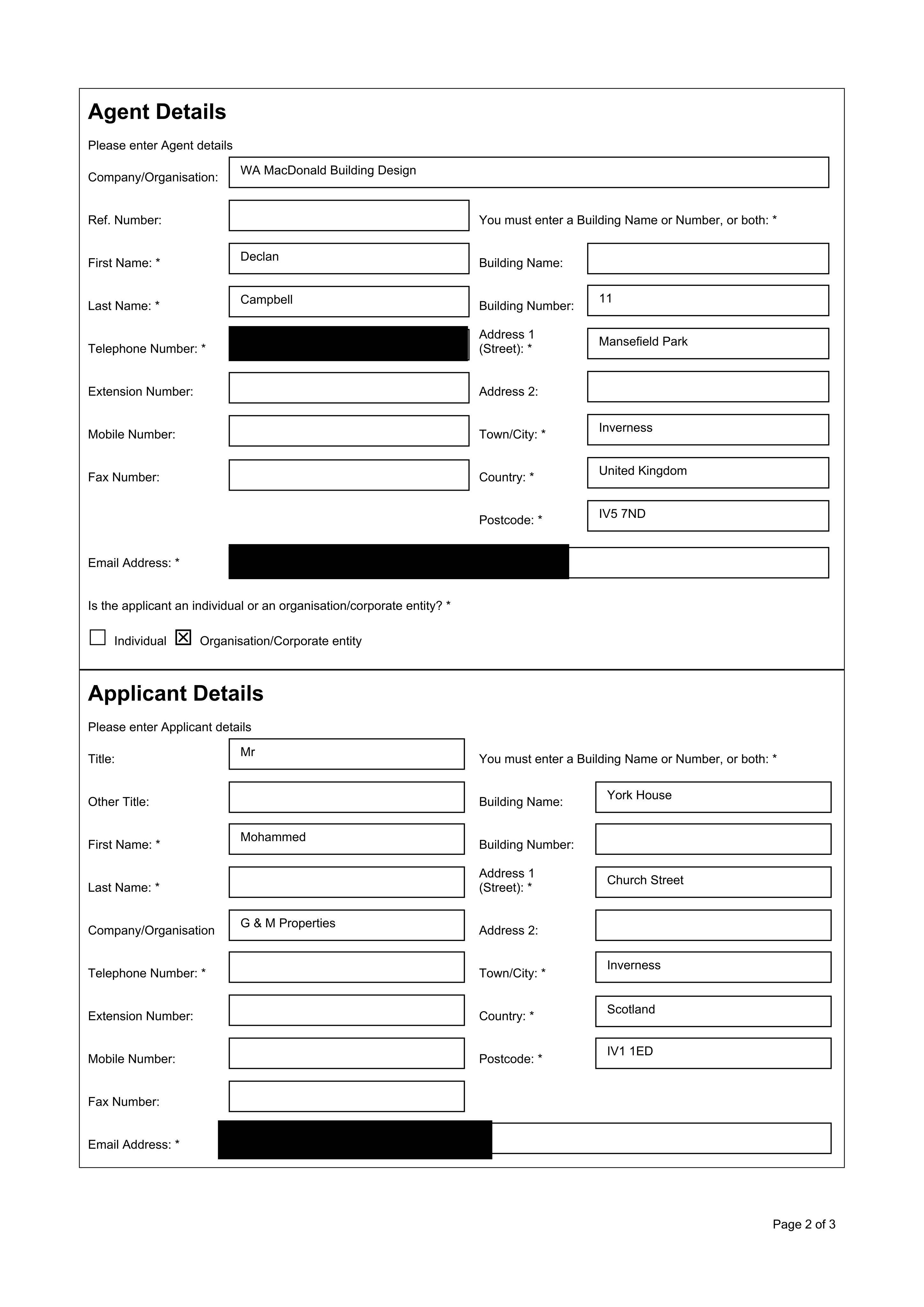 Planning document