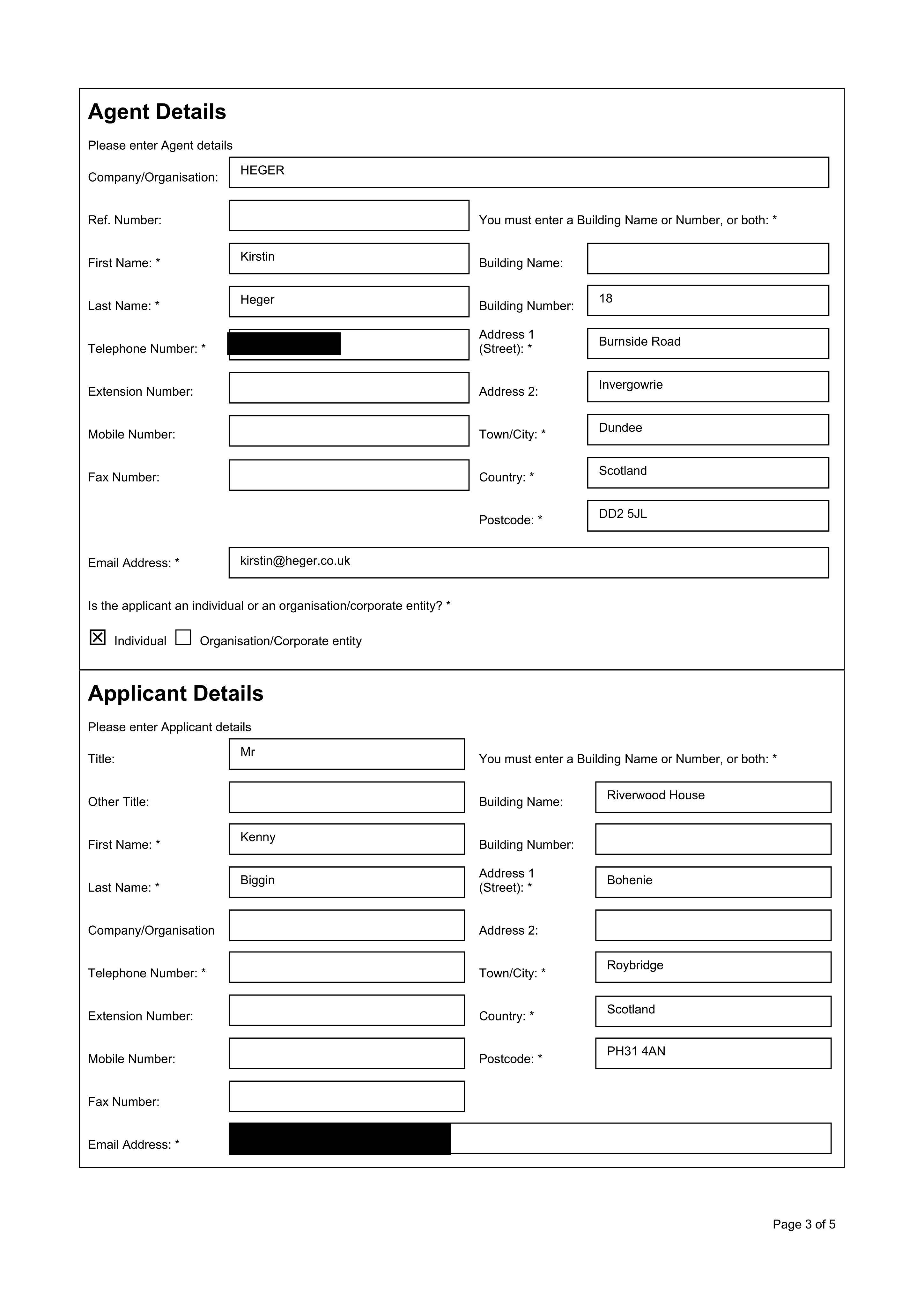 Planning document