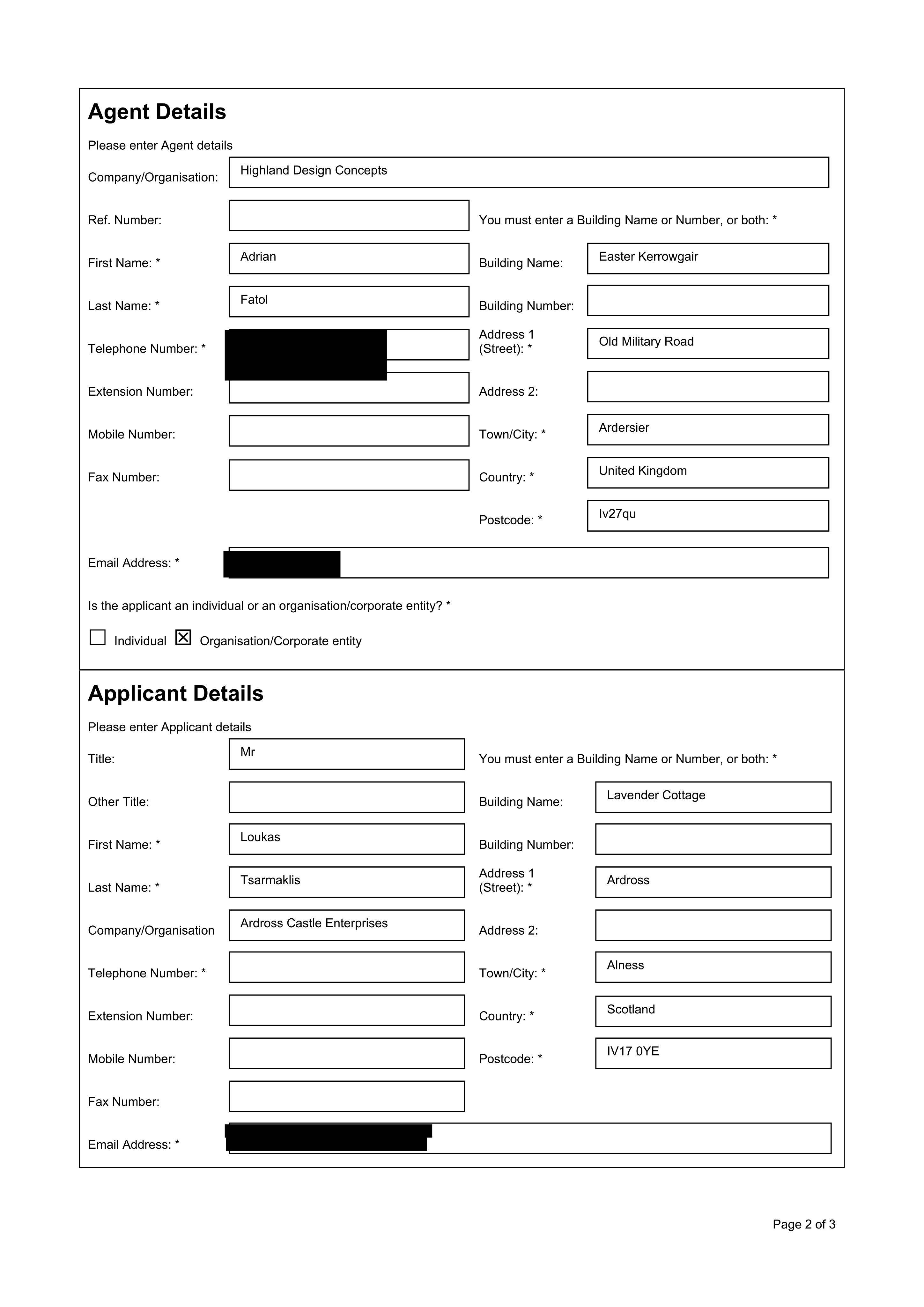 Planning document