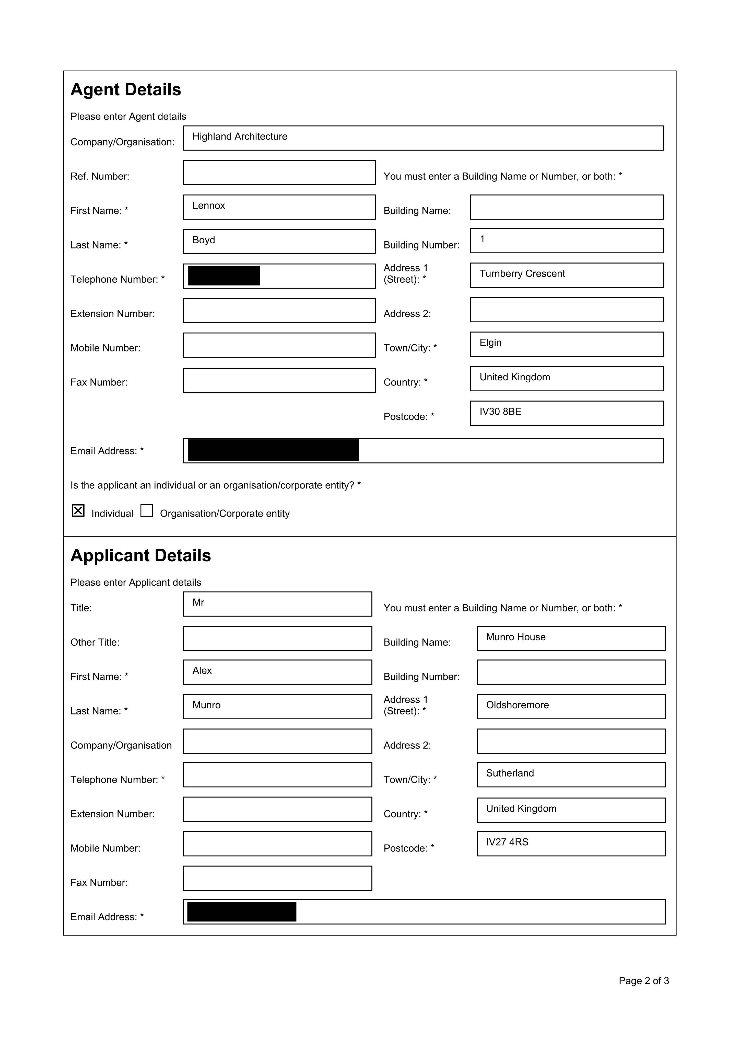 Planning document