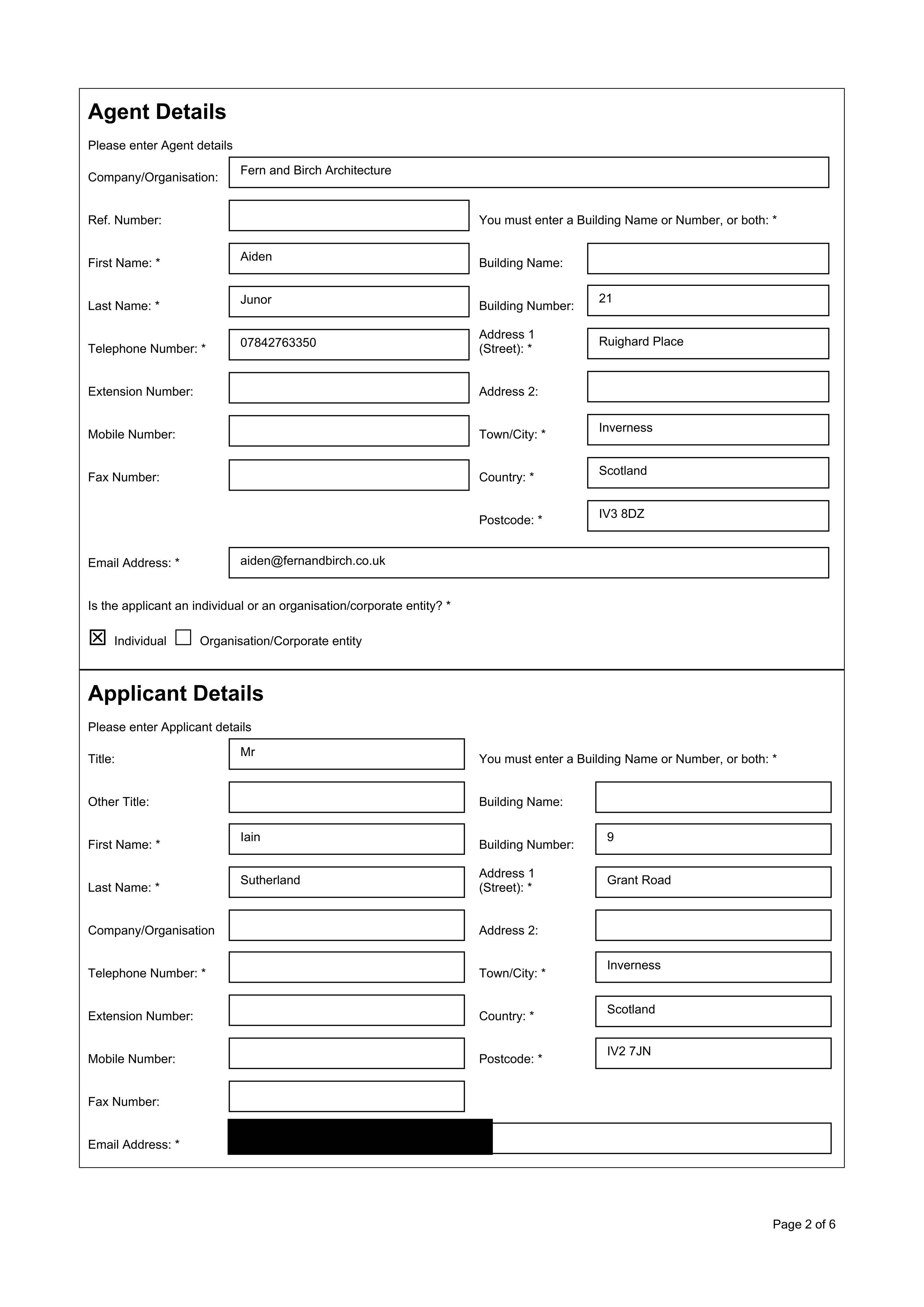 Planning document