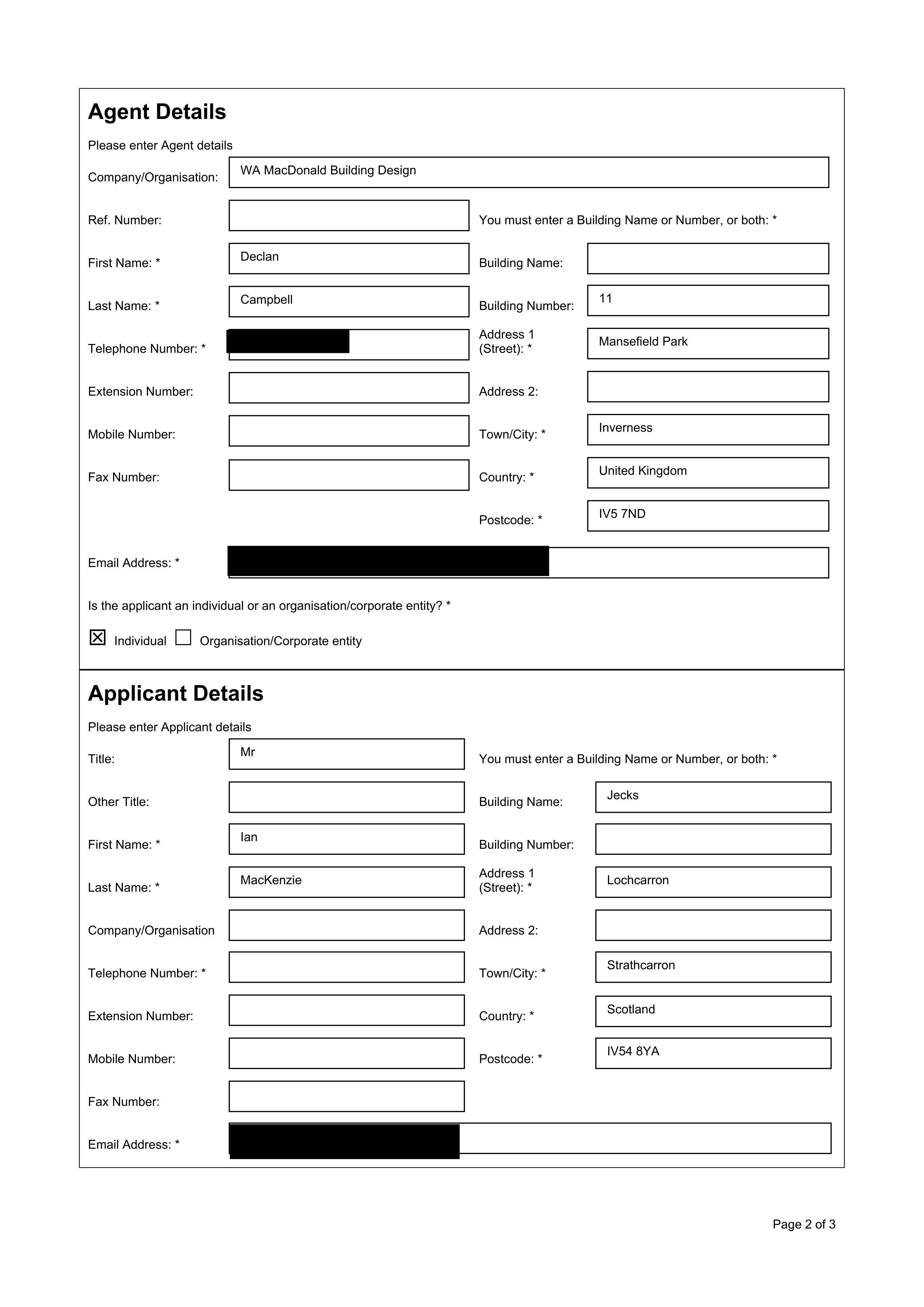 Planning document