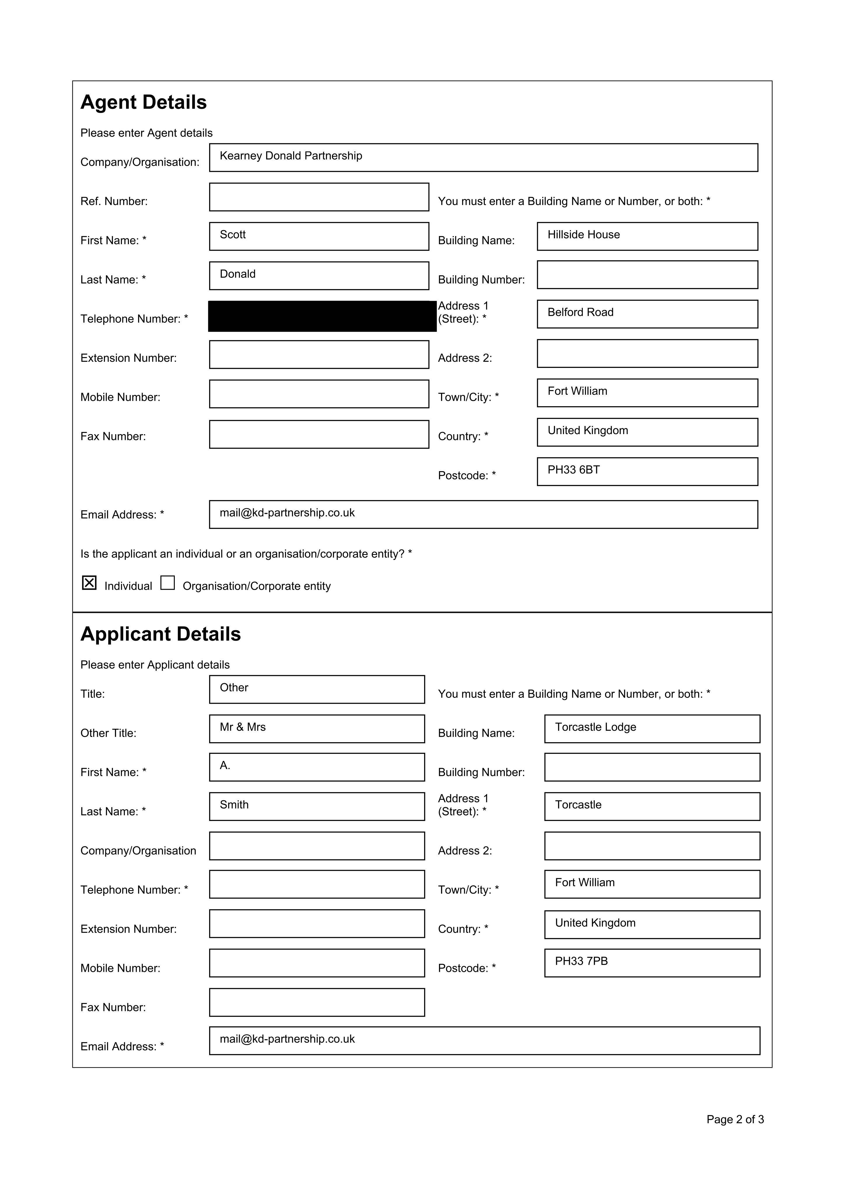 Planning document