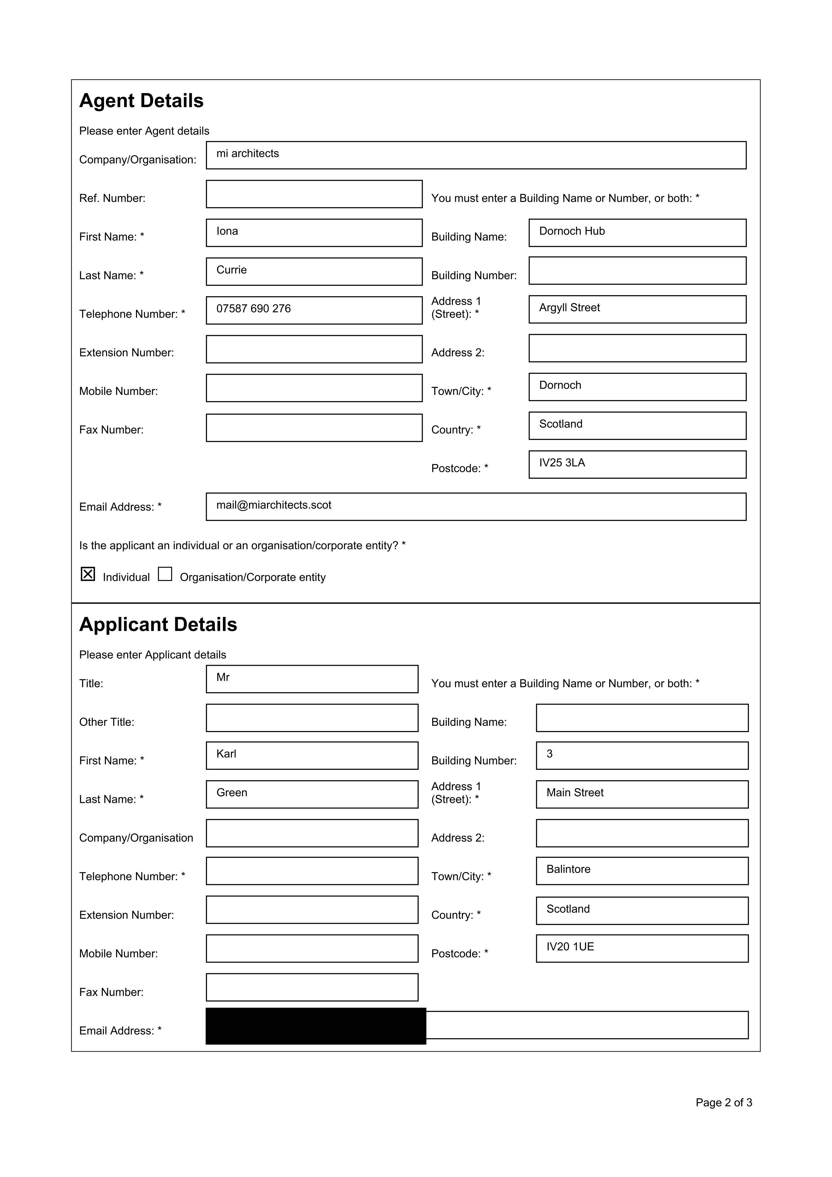 Planning document