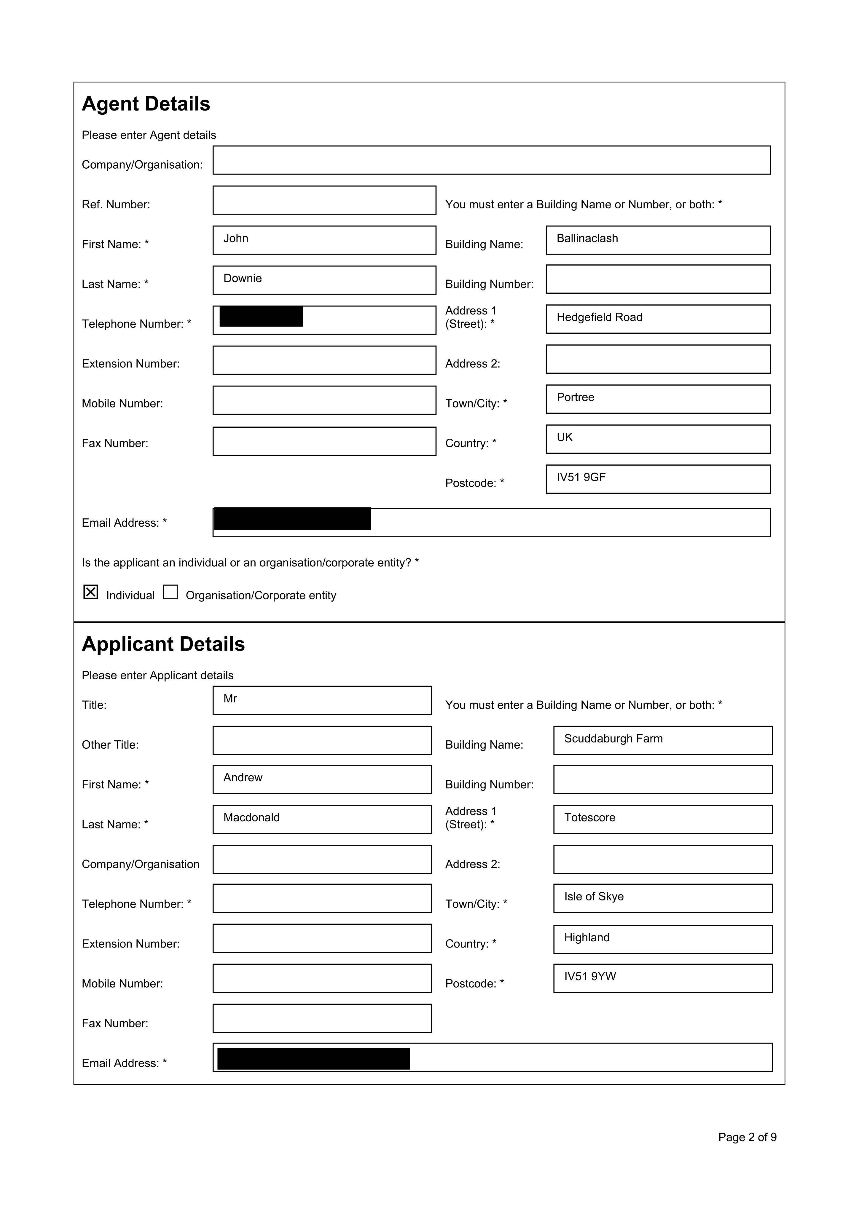 Planning document