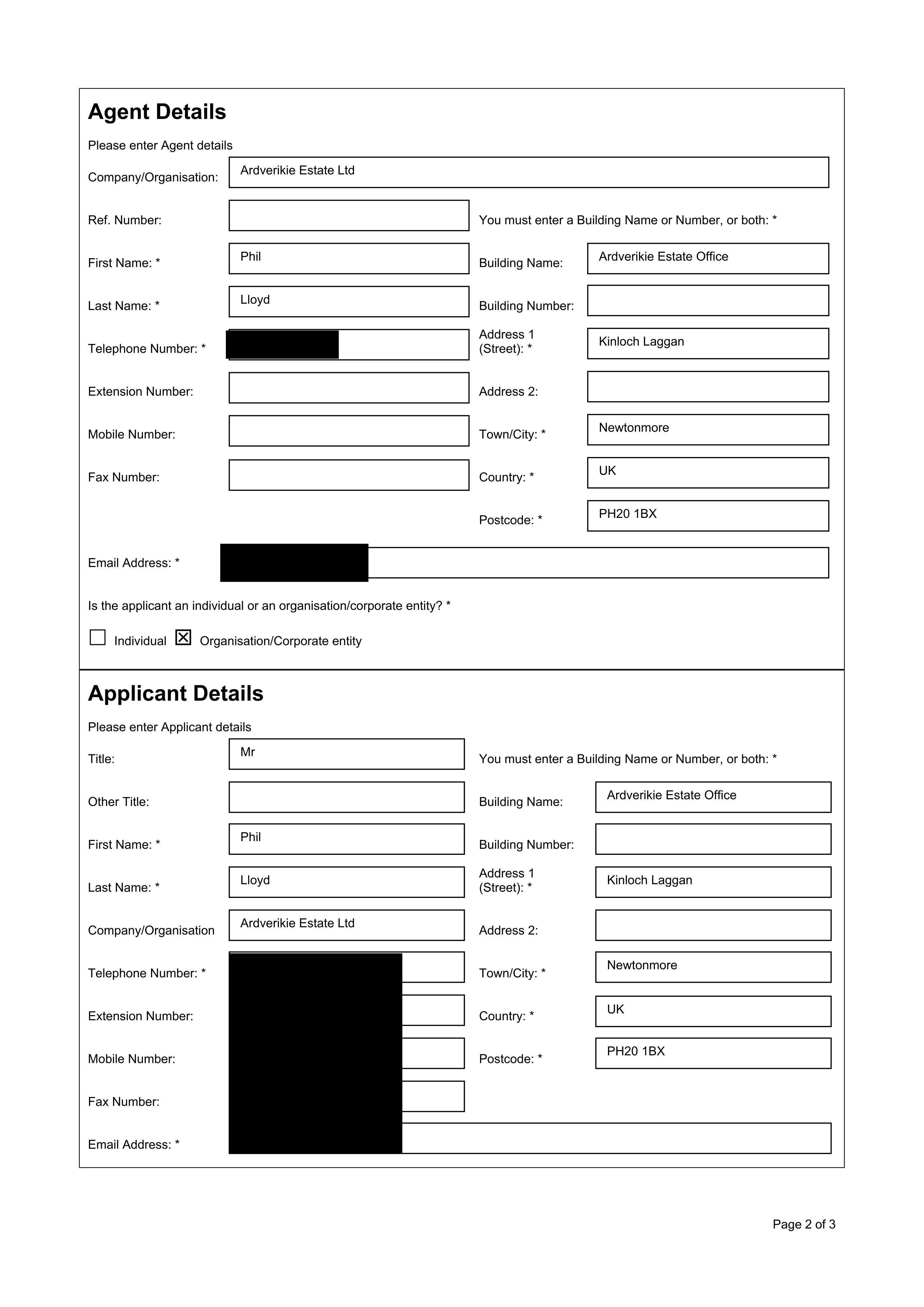 Planning document