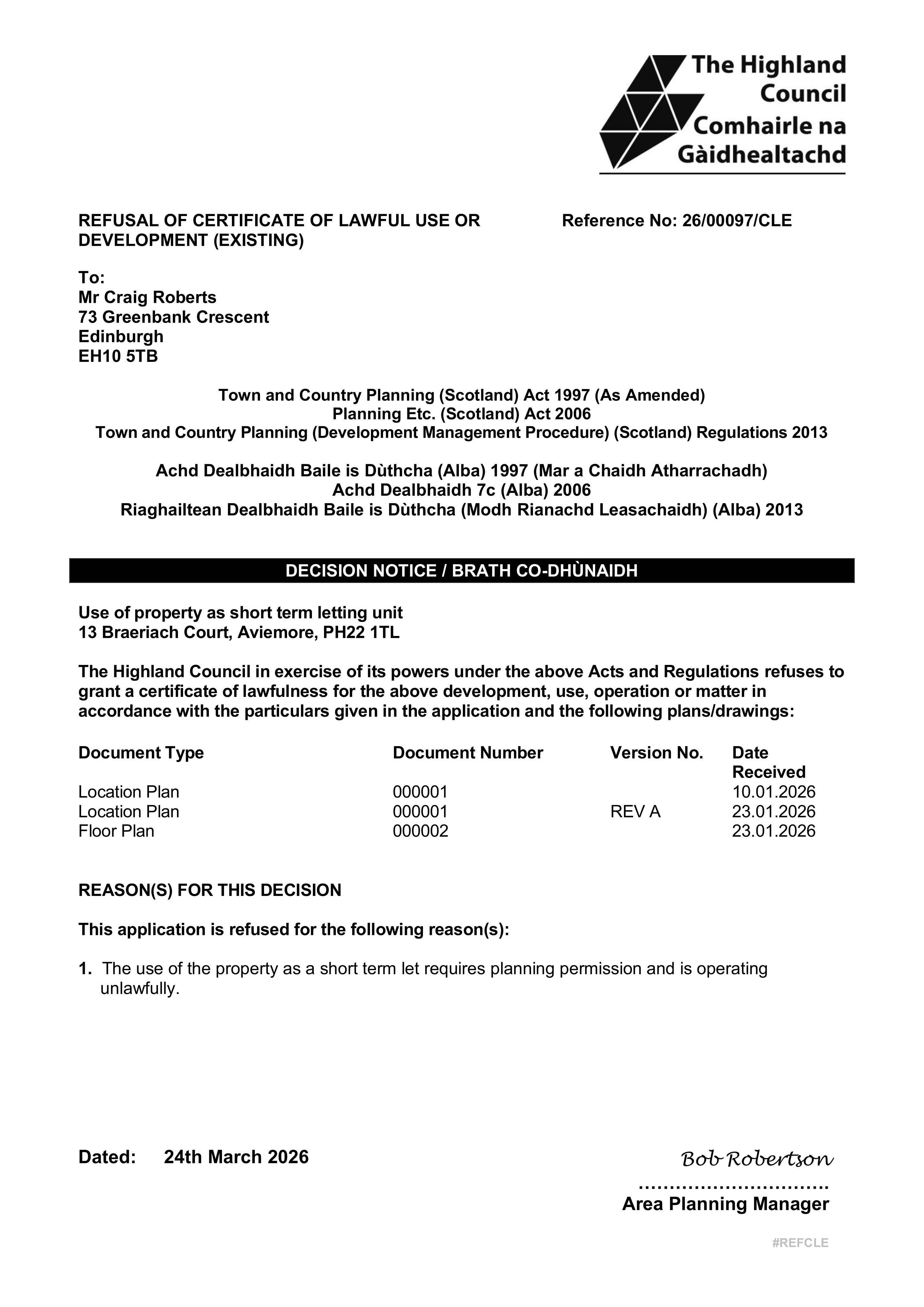 Planning document