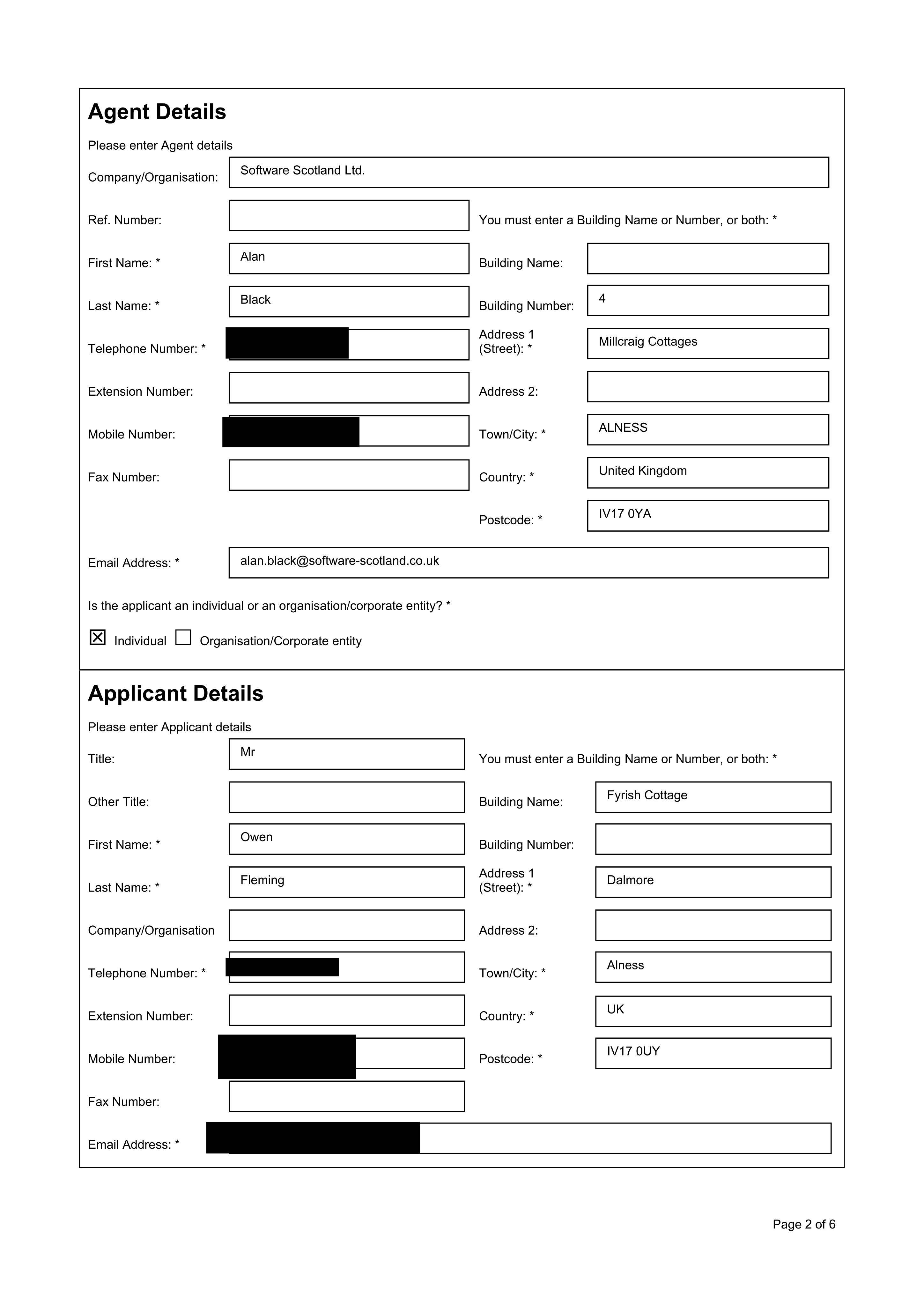 Planning document