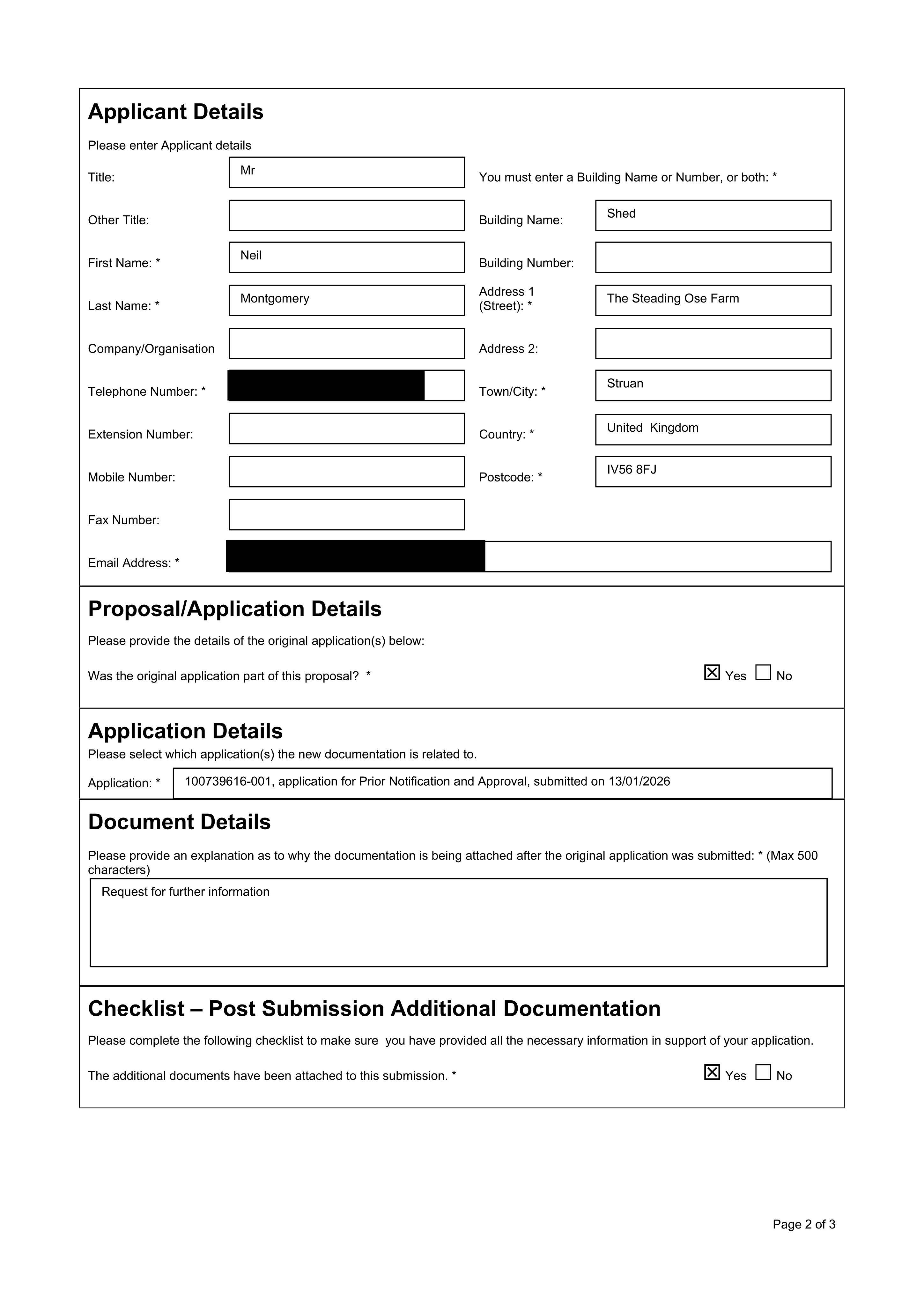 Planning document