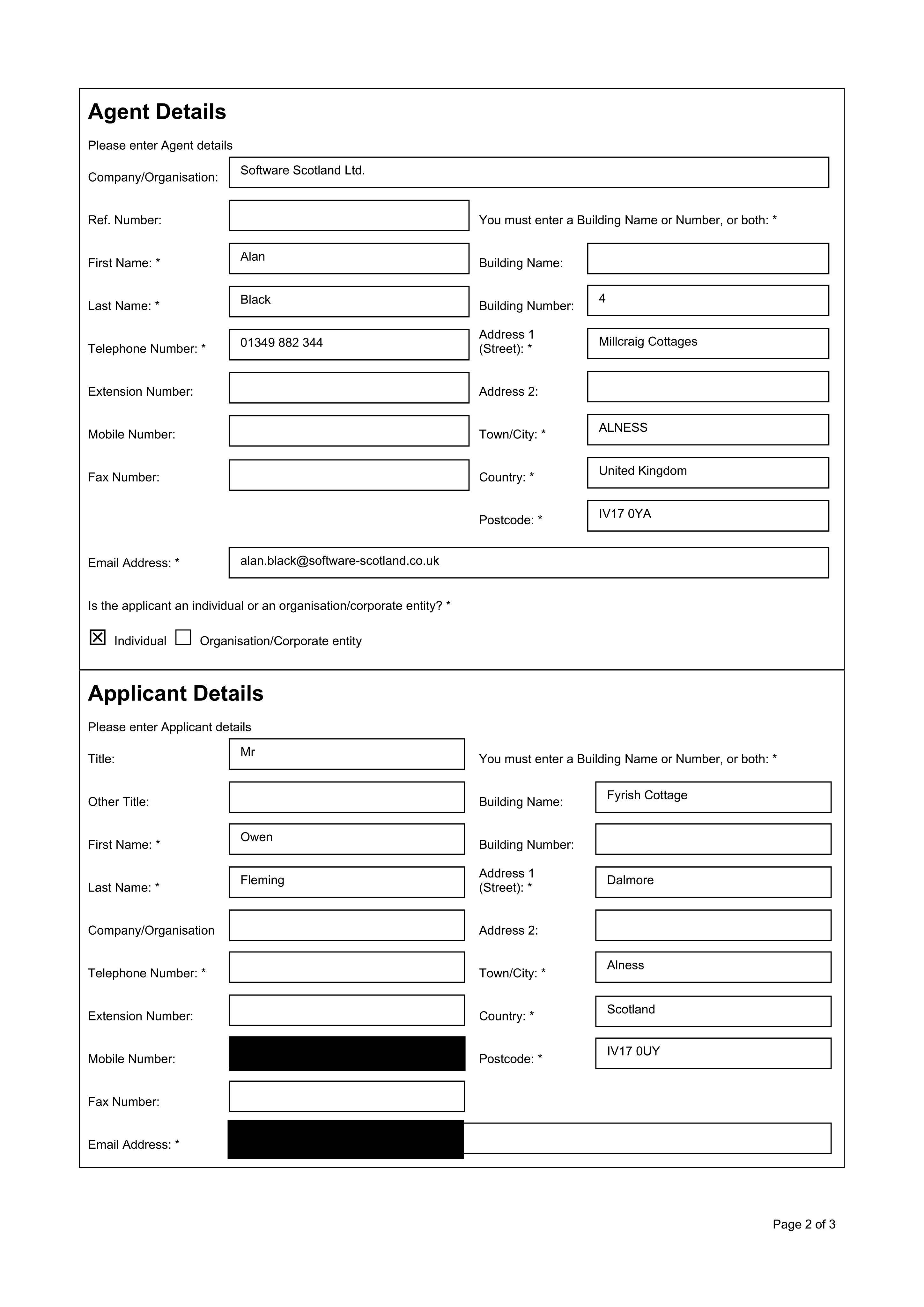 Planning document