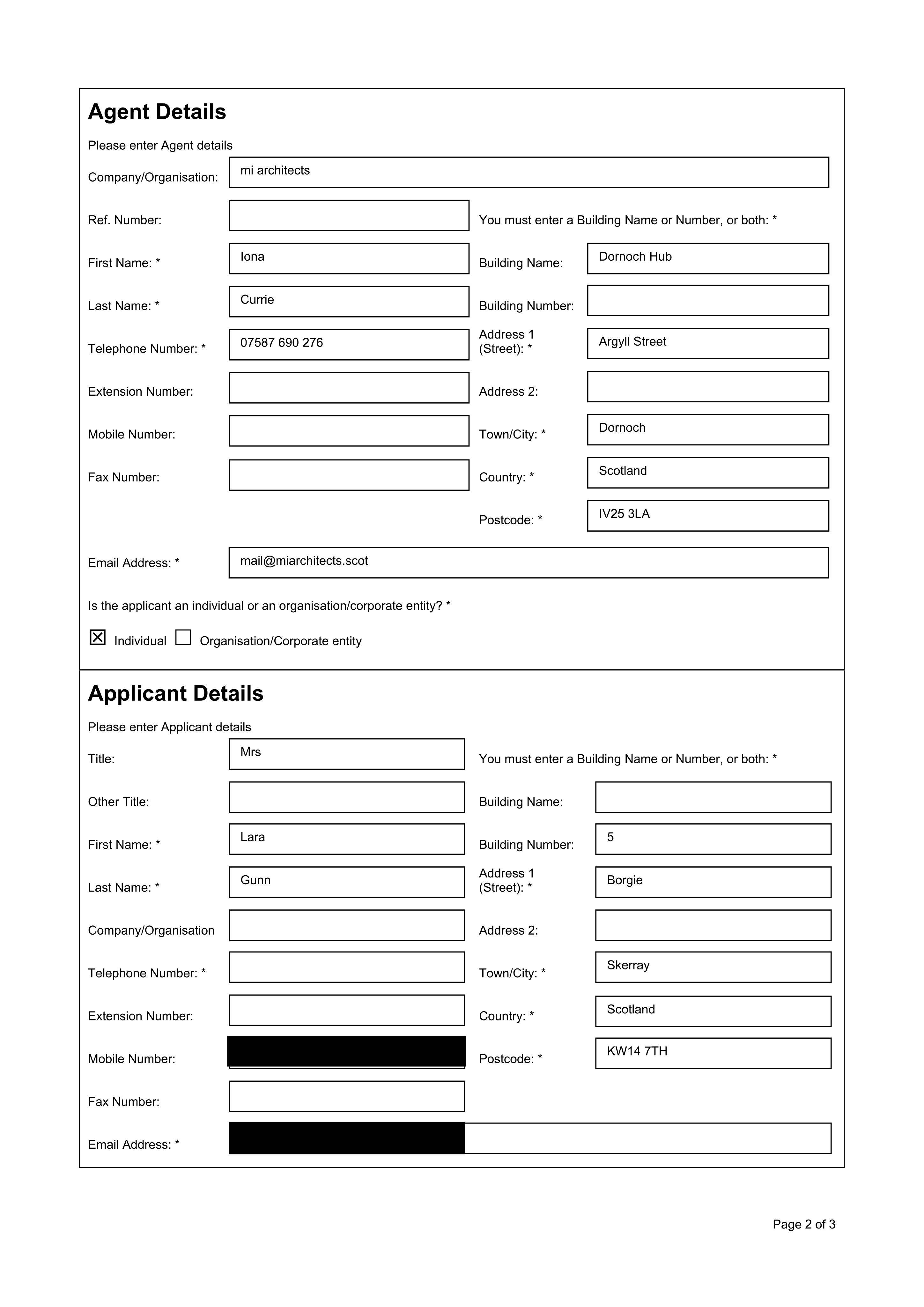 Planning document