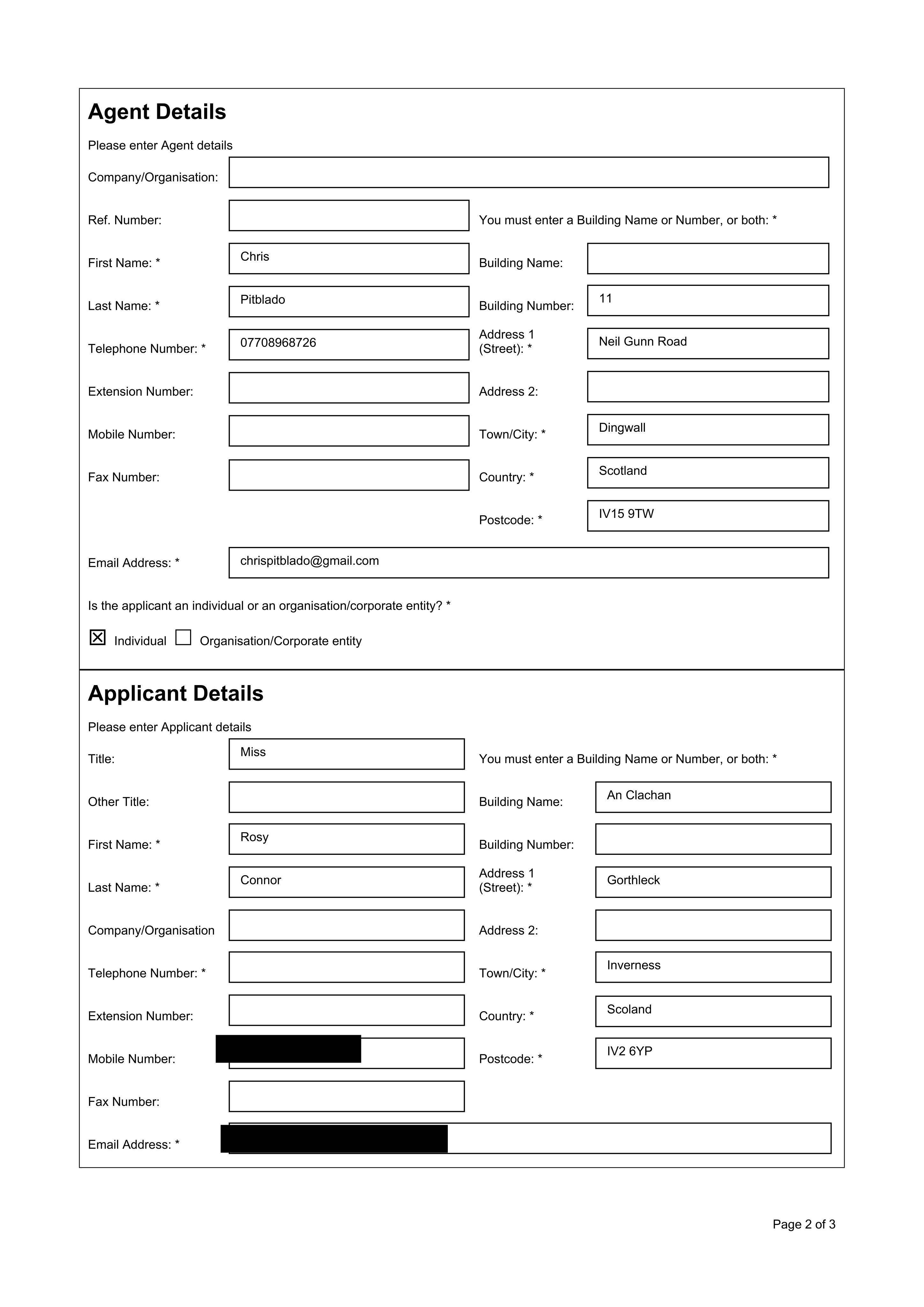 Planning document