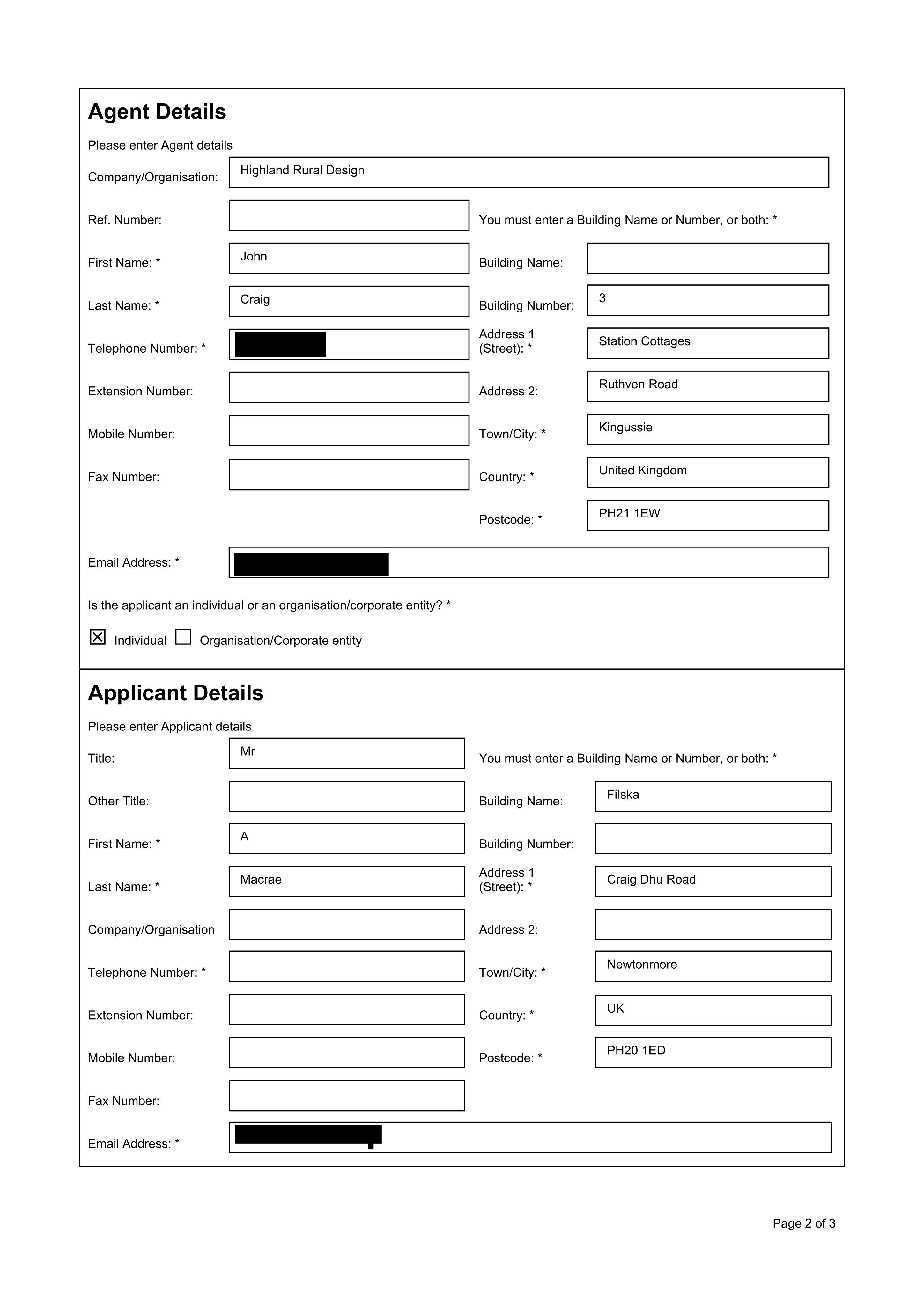 Planning document
