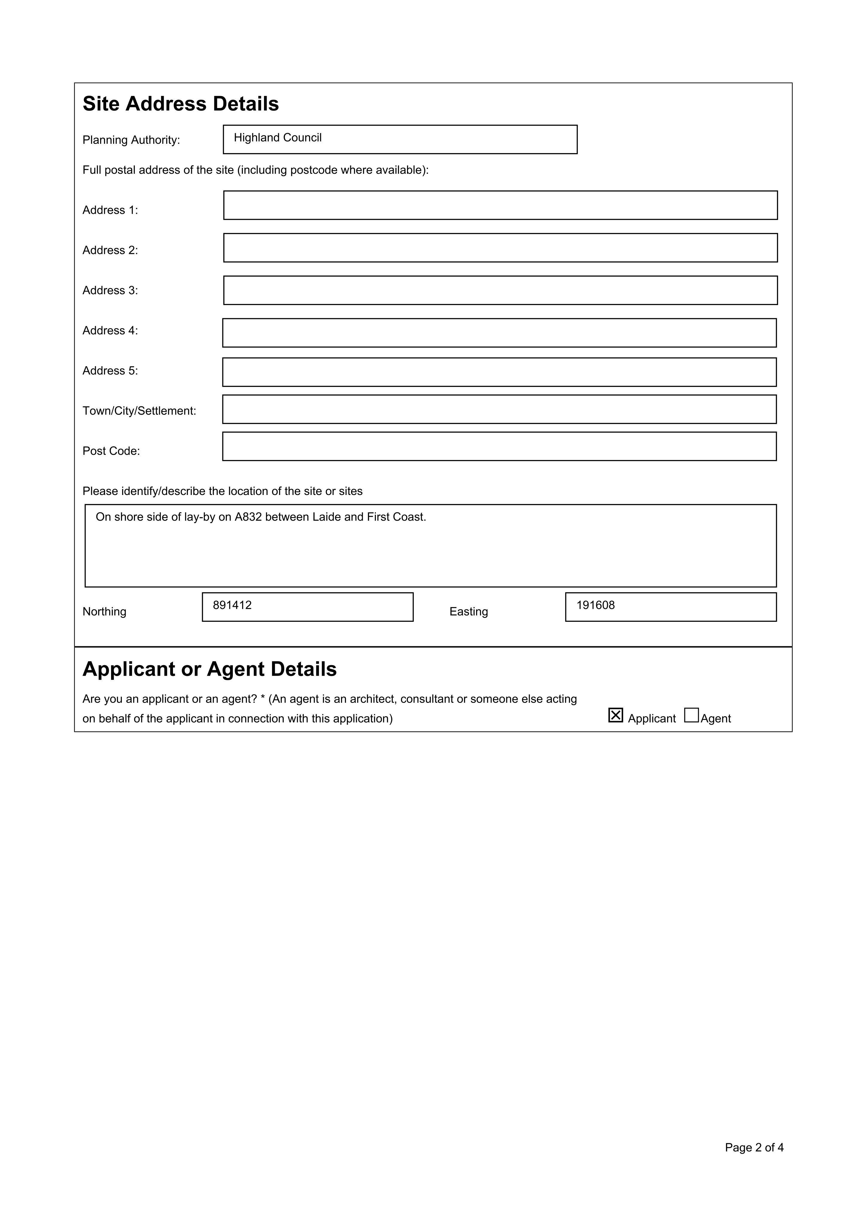 Planning document