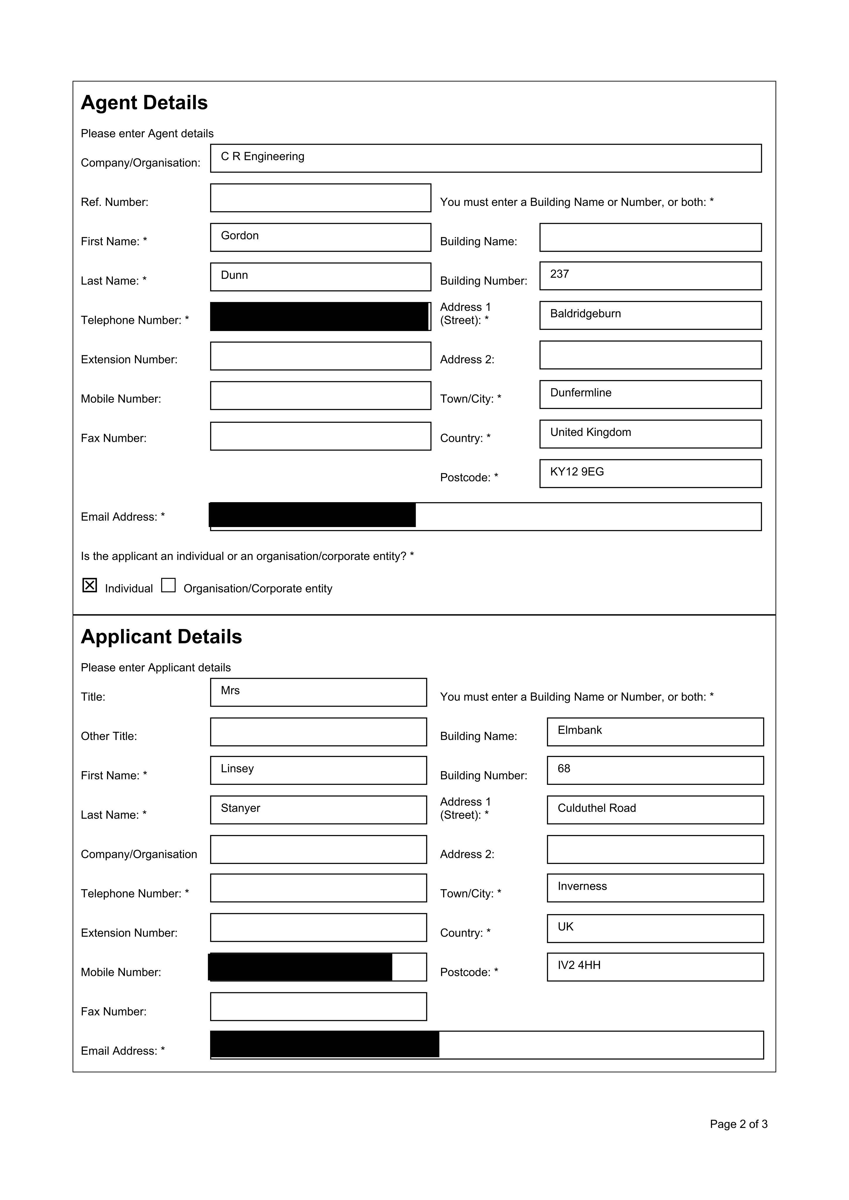 Planning document