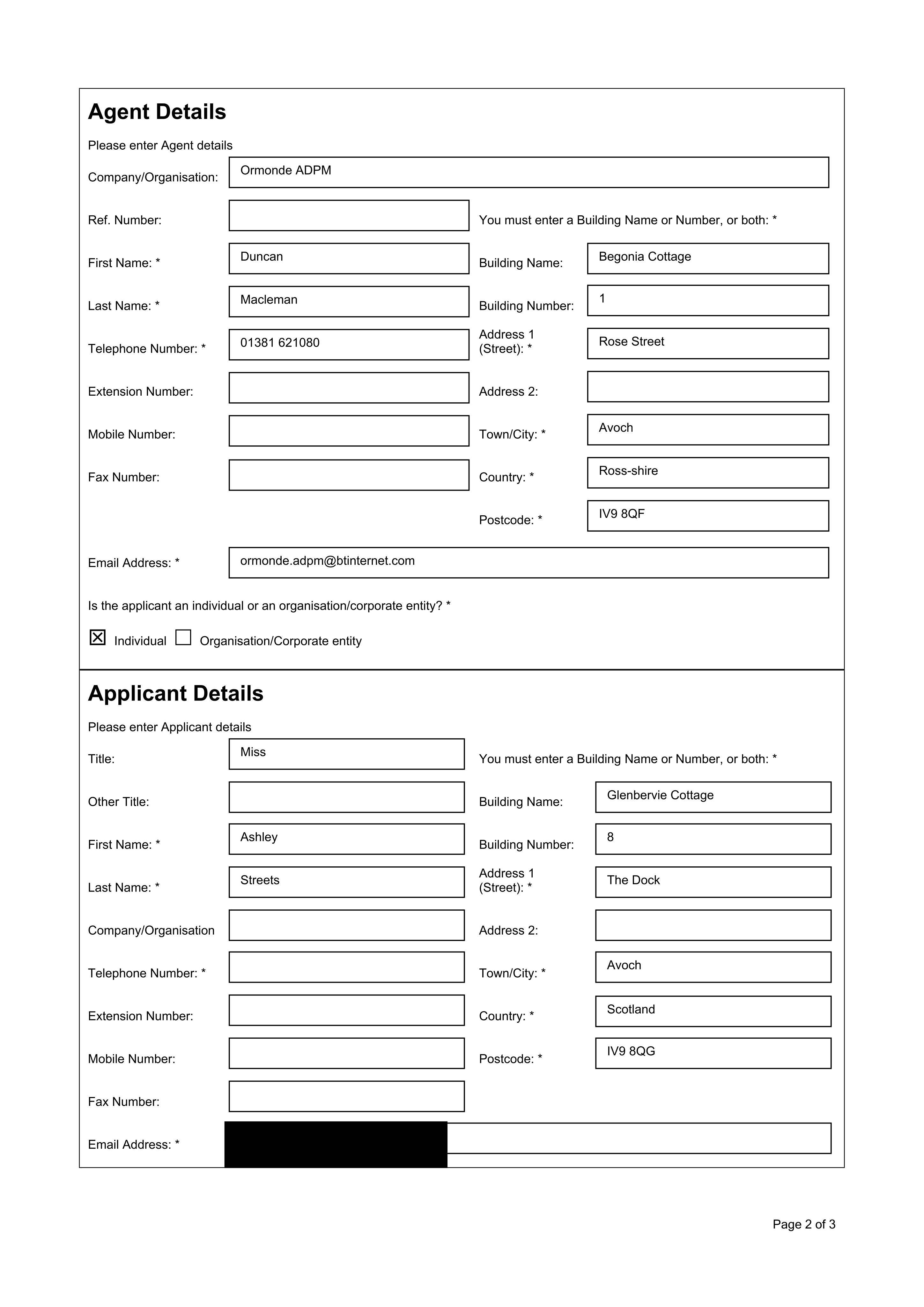Planning document