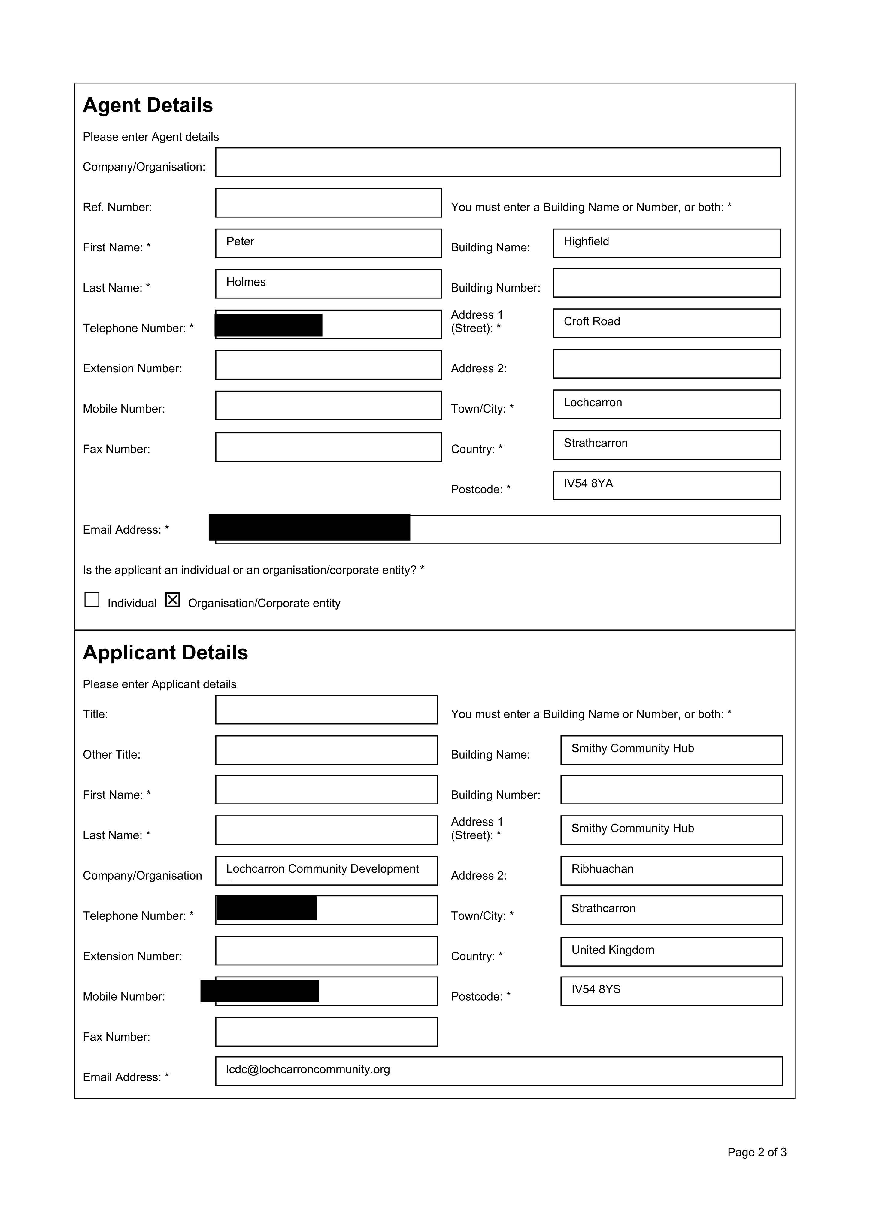 Planning document