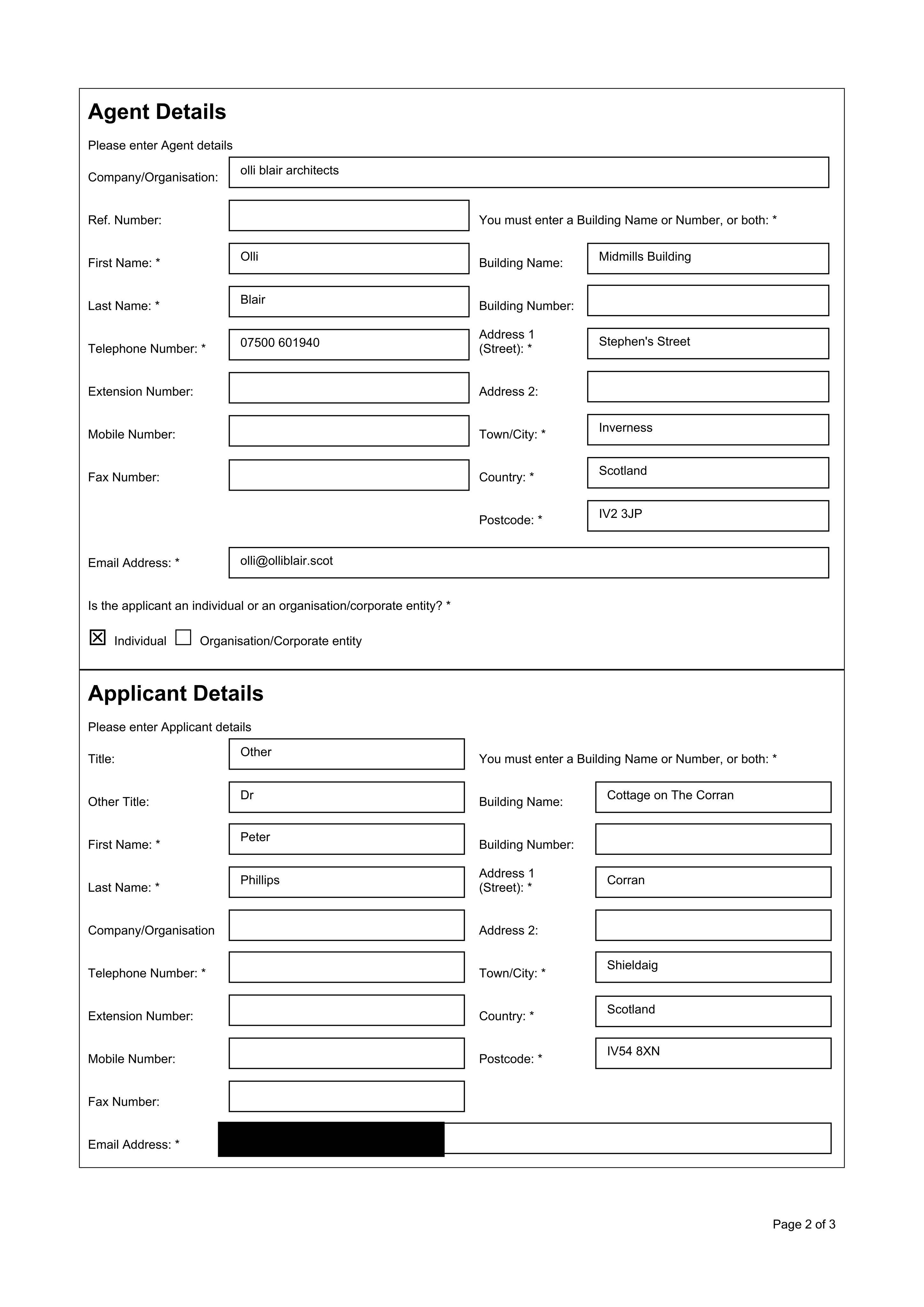 Planning document